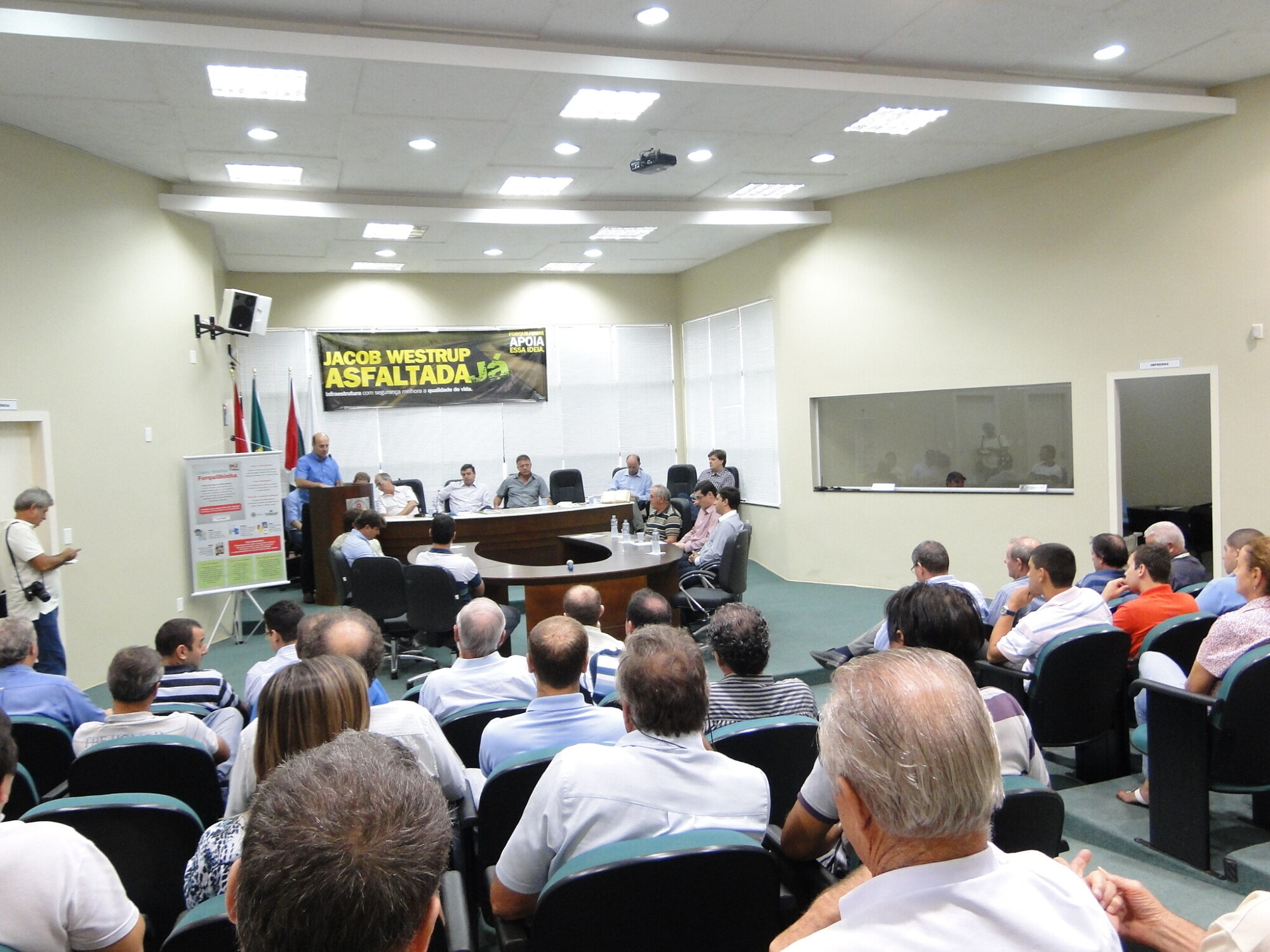 Deputado José Milton Scheffer (PP) na Câmara de Vereadores de Forquilhinha