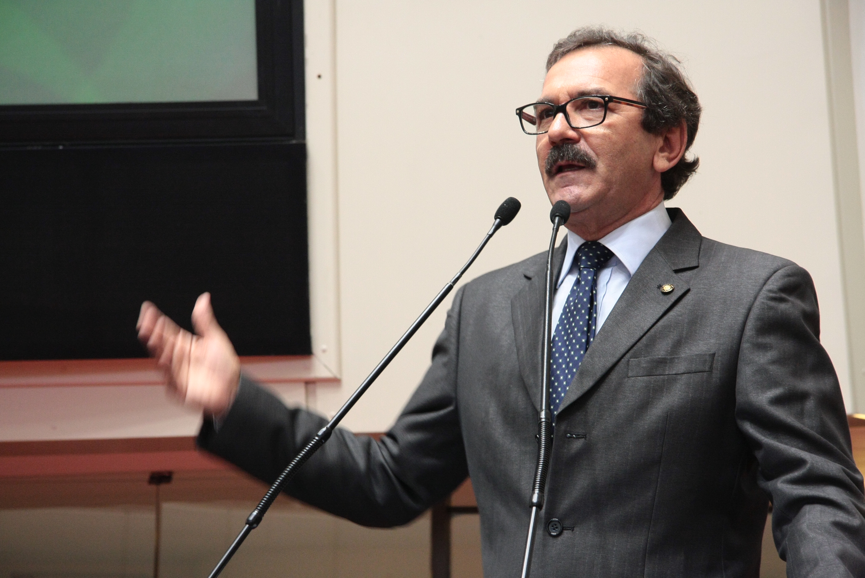 Sessão Ordinária - Plenário Osni Régis. Deputado Serafim Venson (PSDB)  Foto: Eduardo Guedes de Oliveira