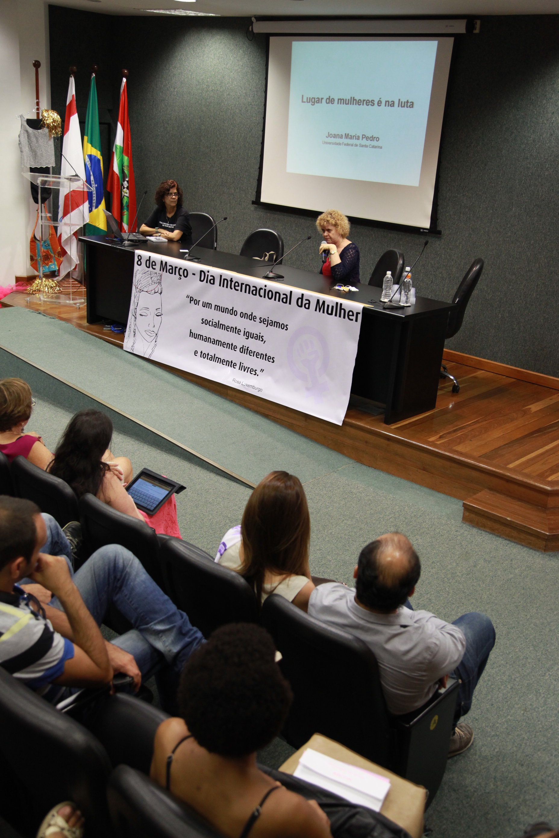 Seminário Comemorativo ao Dia Internacional da Mulher - Foto: Lucas Gabriel Diniz