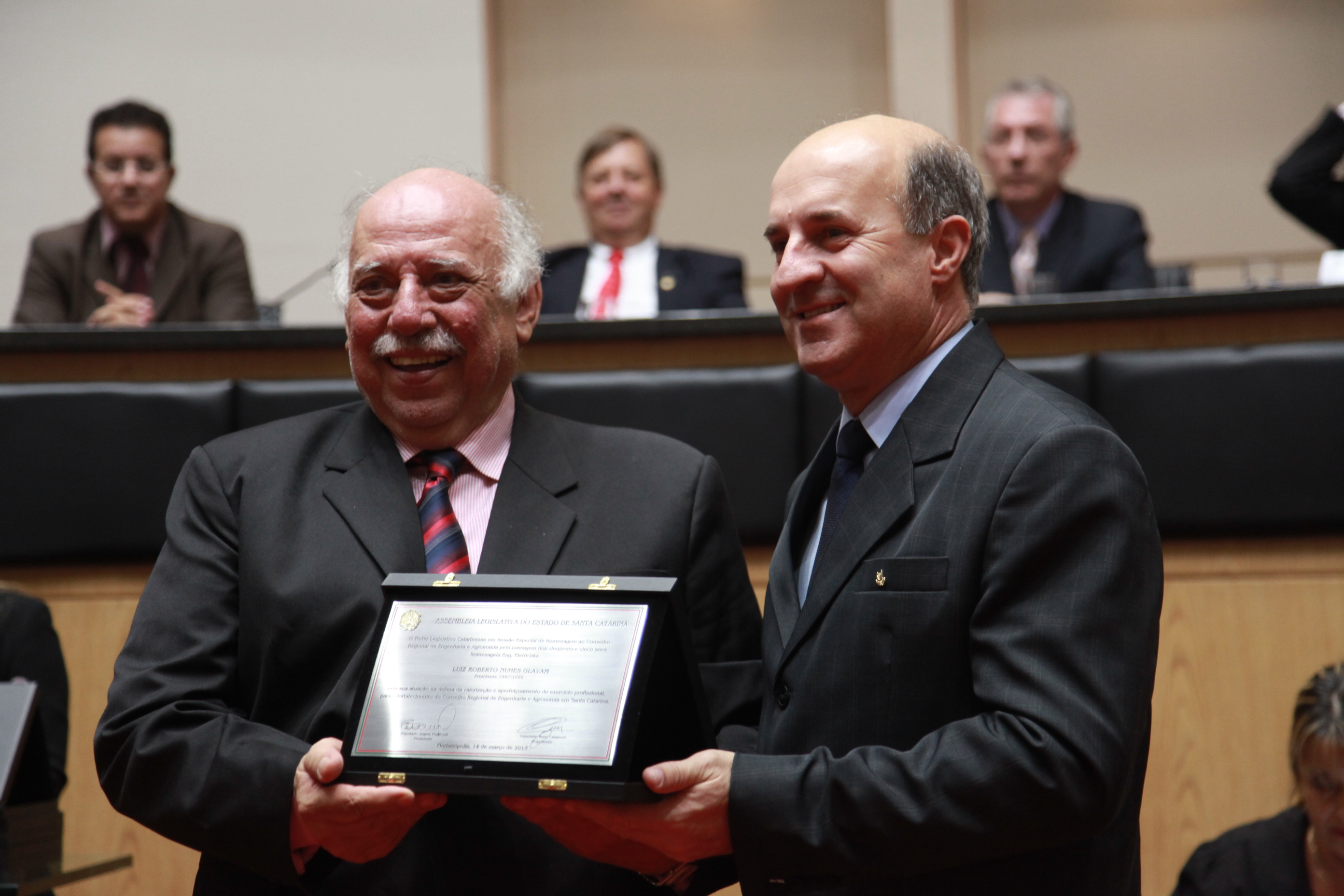 Sessão Especial em Homenagem ao CREA-SC - Foto: Lucas Gabriel Diniz