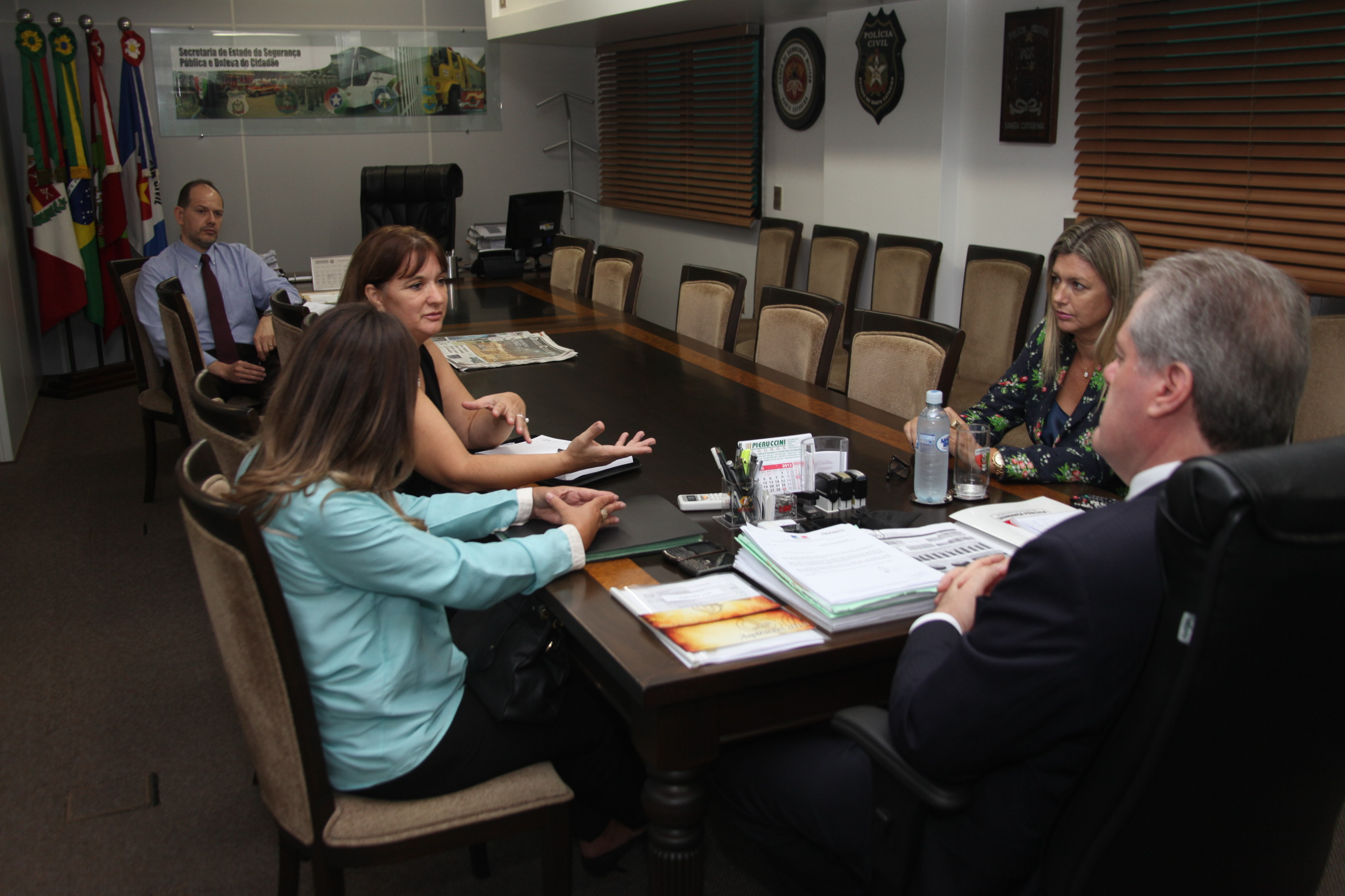 Parceria entre Alesc e Secretaria de Segurança Pública. Foto: Fábio Queiroz