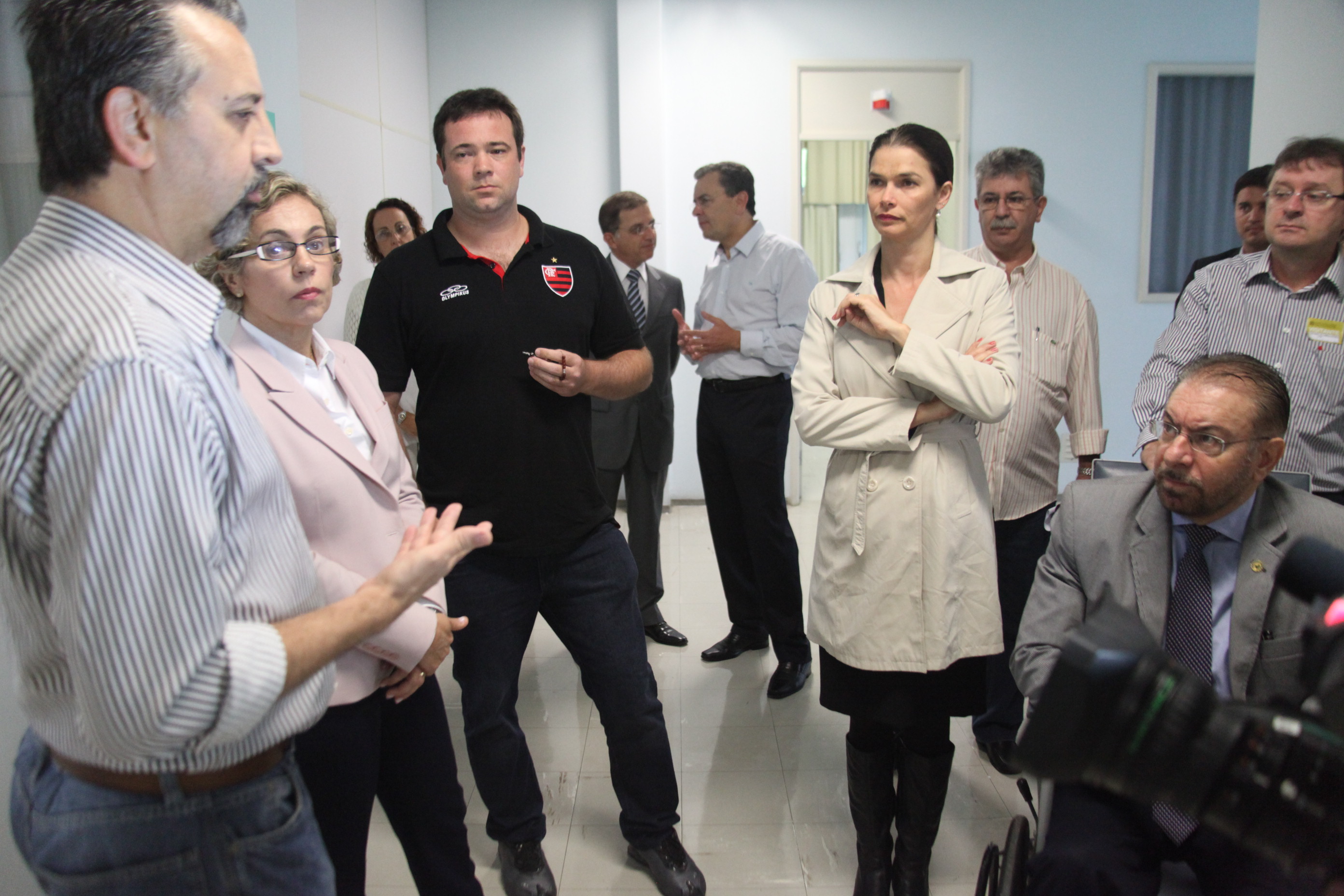 Deputados da Comissão de Saúde fazem vistoria no Hospital Infantil Joana de Gusmão.