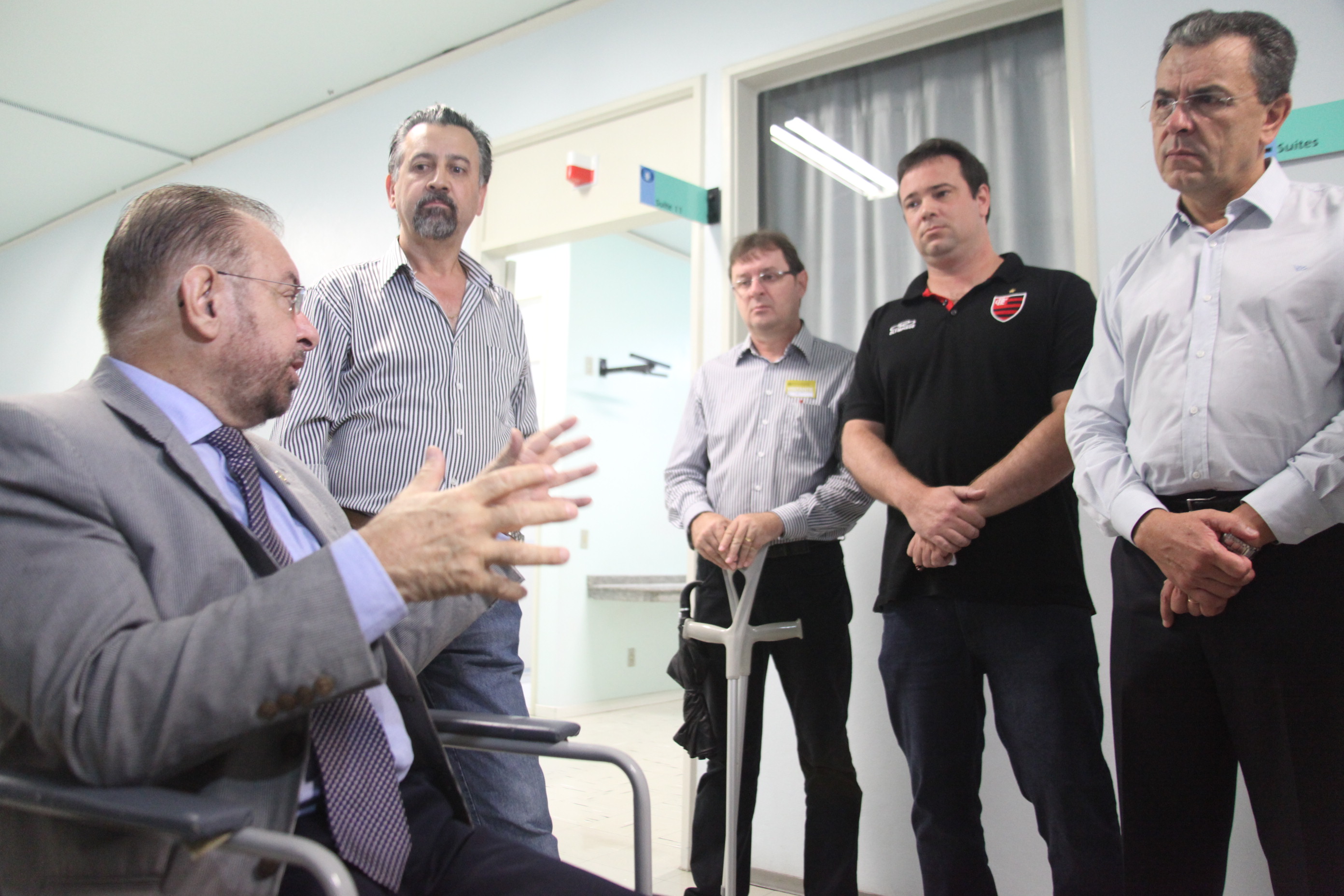 Deputados da Comissão de Saúde fazem vistoria no Hospital Infantil Joana de Gusmão.