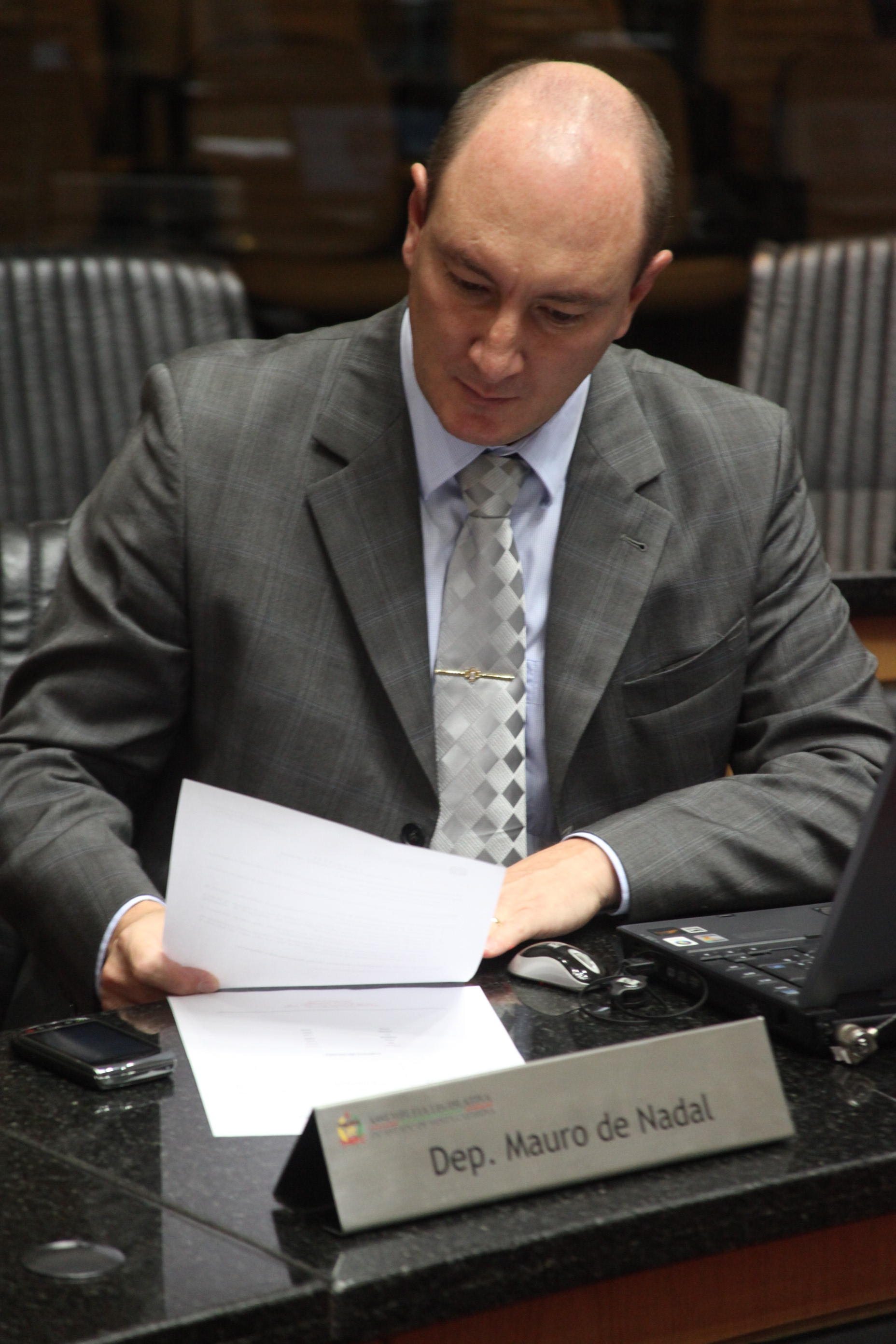 Sessão Ordinária - manhã - Deputado Mauro de Nadal (PMDB) - Foto: Fábio Queiroz.