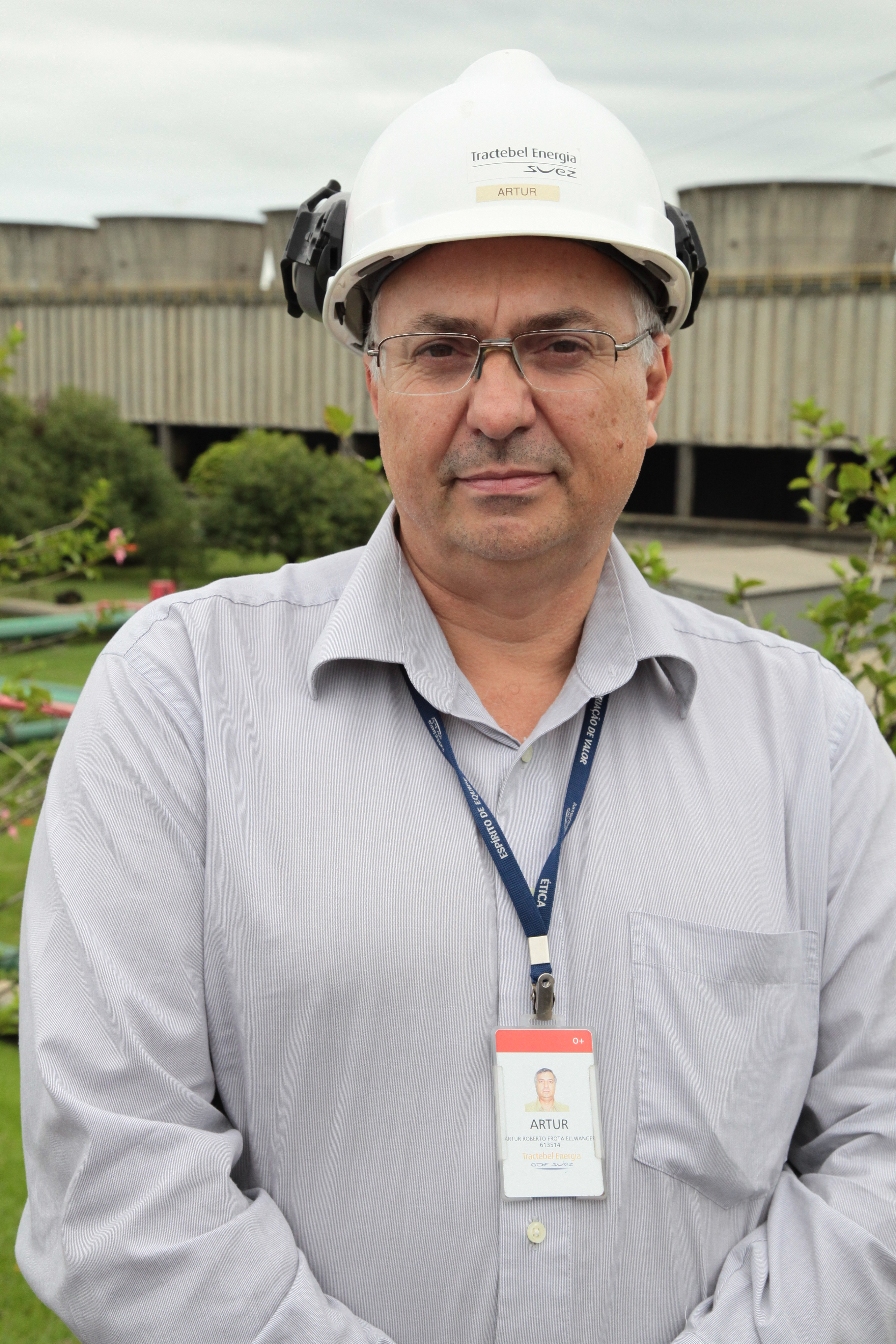 Engenheiro da Tractebel, Arthur Roberto Frota. Foto: Miriam Zomer