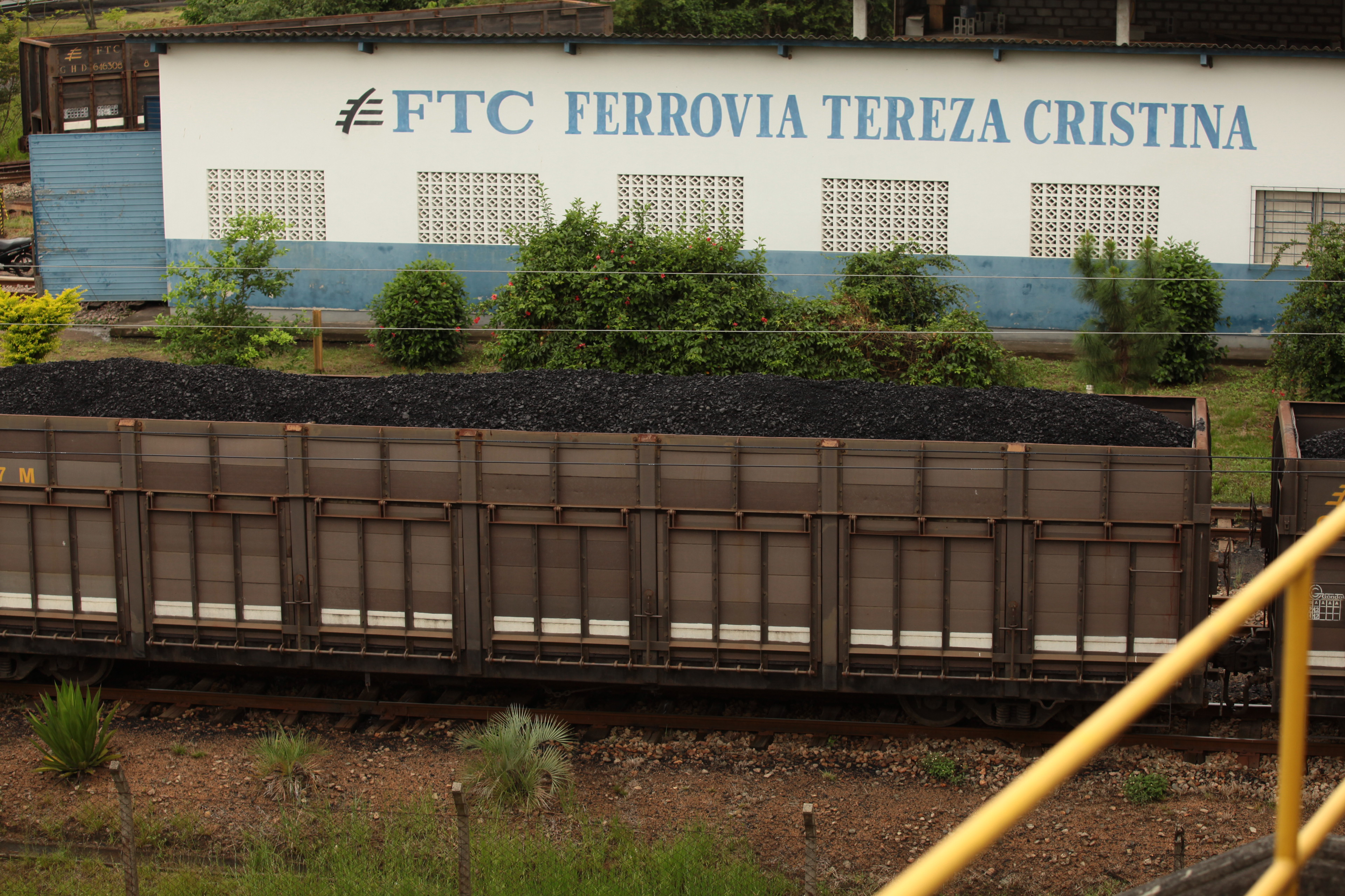 Ferrovia Tereza Cristina em Tubarão. Foto: Miriam Zomer