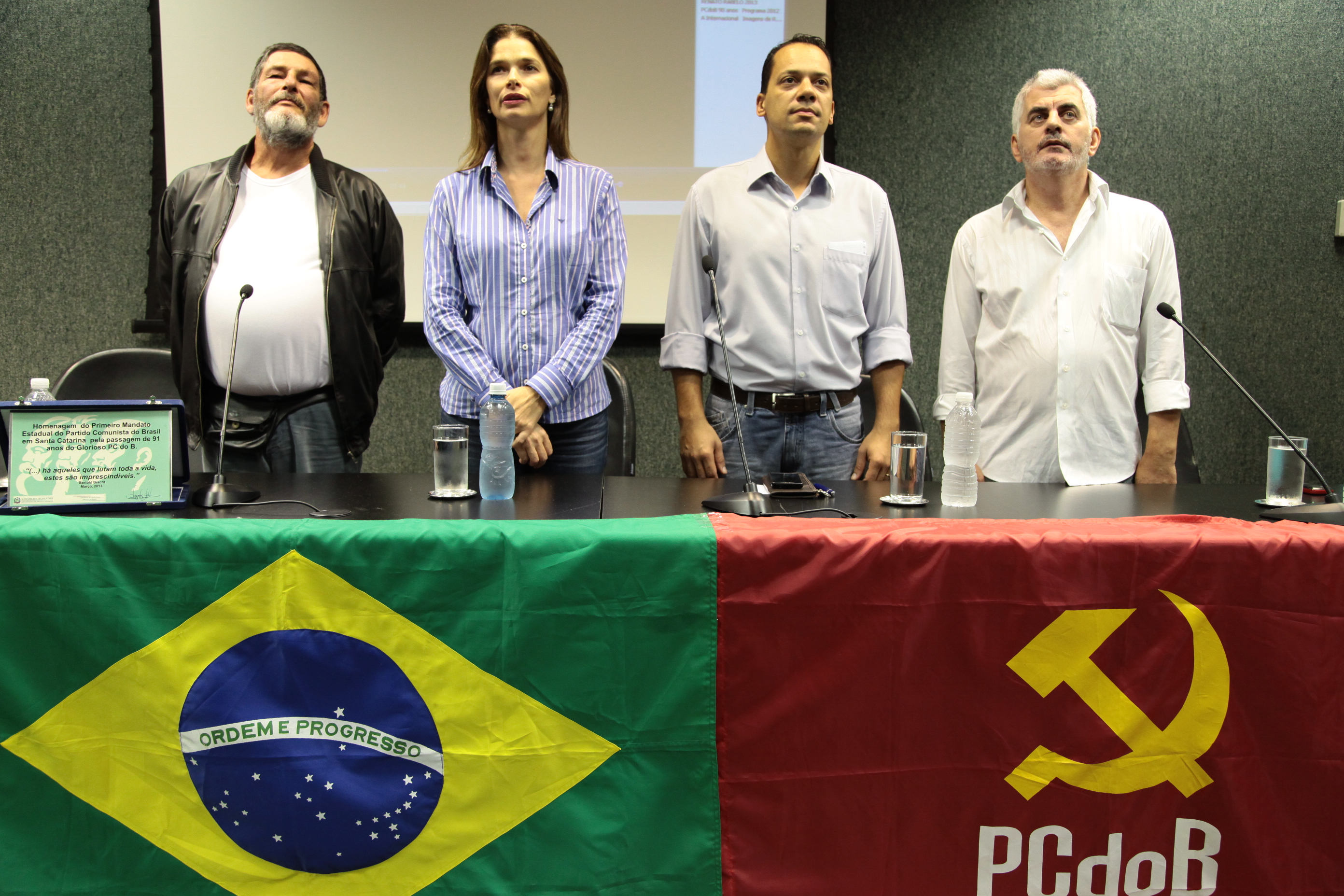 Sessão Especial em homenagem aos 91 anos do Partido Comunista do Brasil - PCdoB. Foto: Miriam Zomer