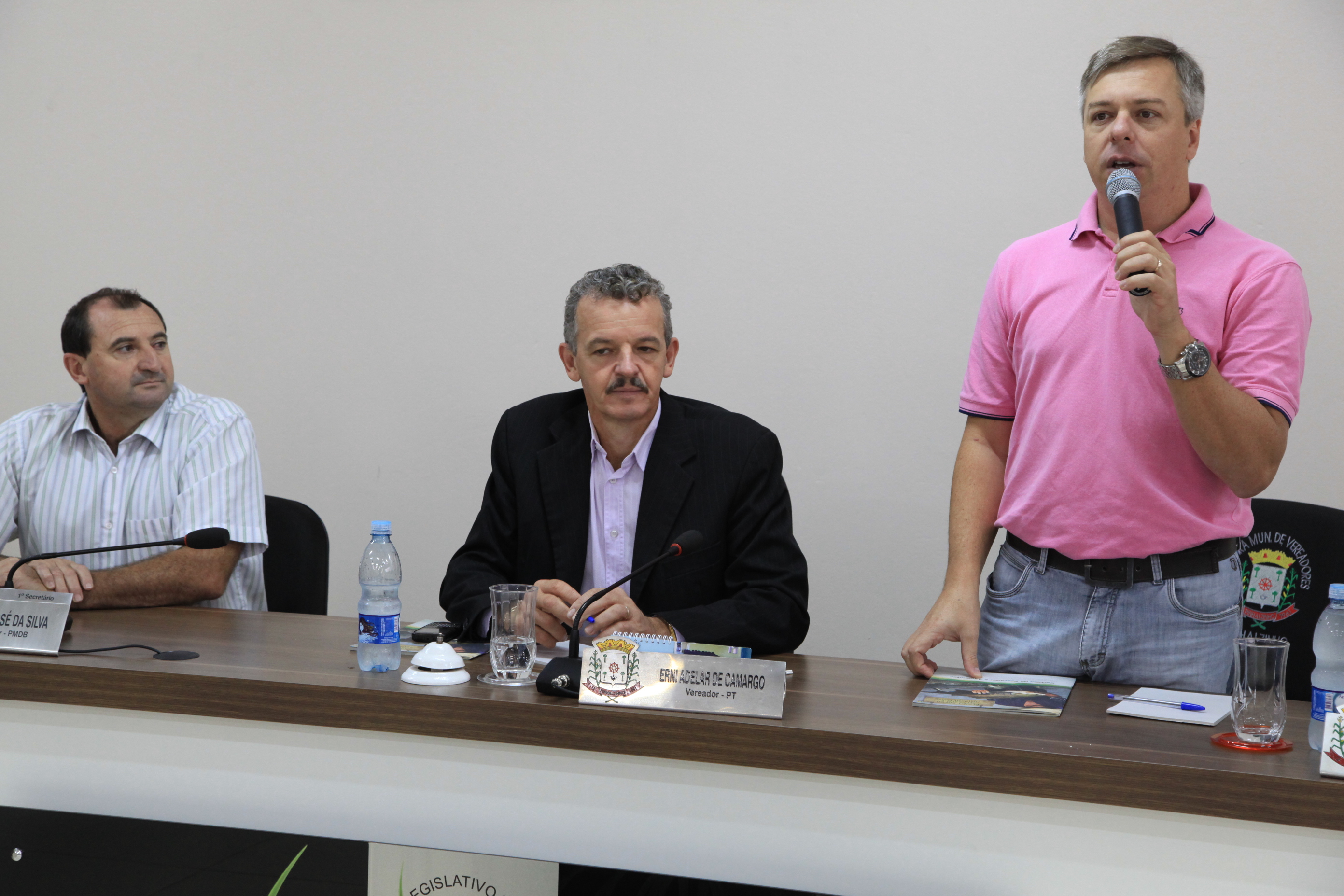 Comissão de Pesca e Aquicultura da Assembleia Legislativa realiza na cidade de Pinhalzinho, o seminário regional para debater o Plano Safra Pesca e Aqüicultura. Foto: Miriam Zomer