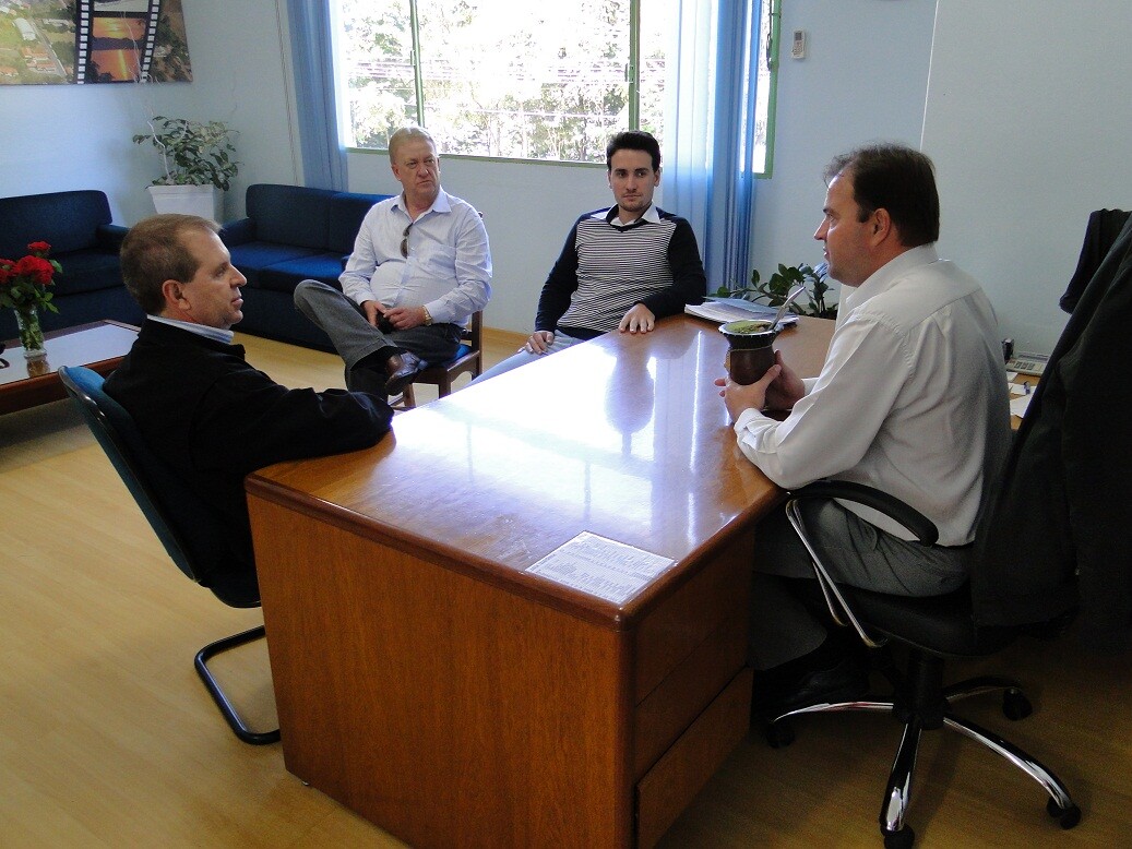 Reunião Itapiranga - Eskudlark, Vice-Prefeito Itapiranga, Vereador Celuppi e Prefeito de Itapiranga