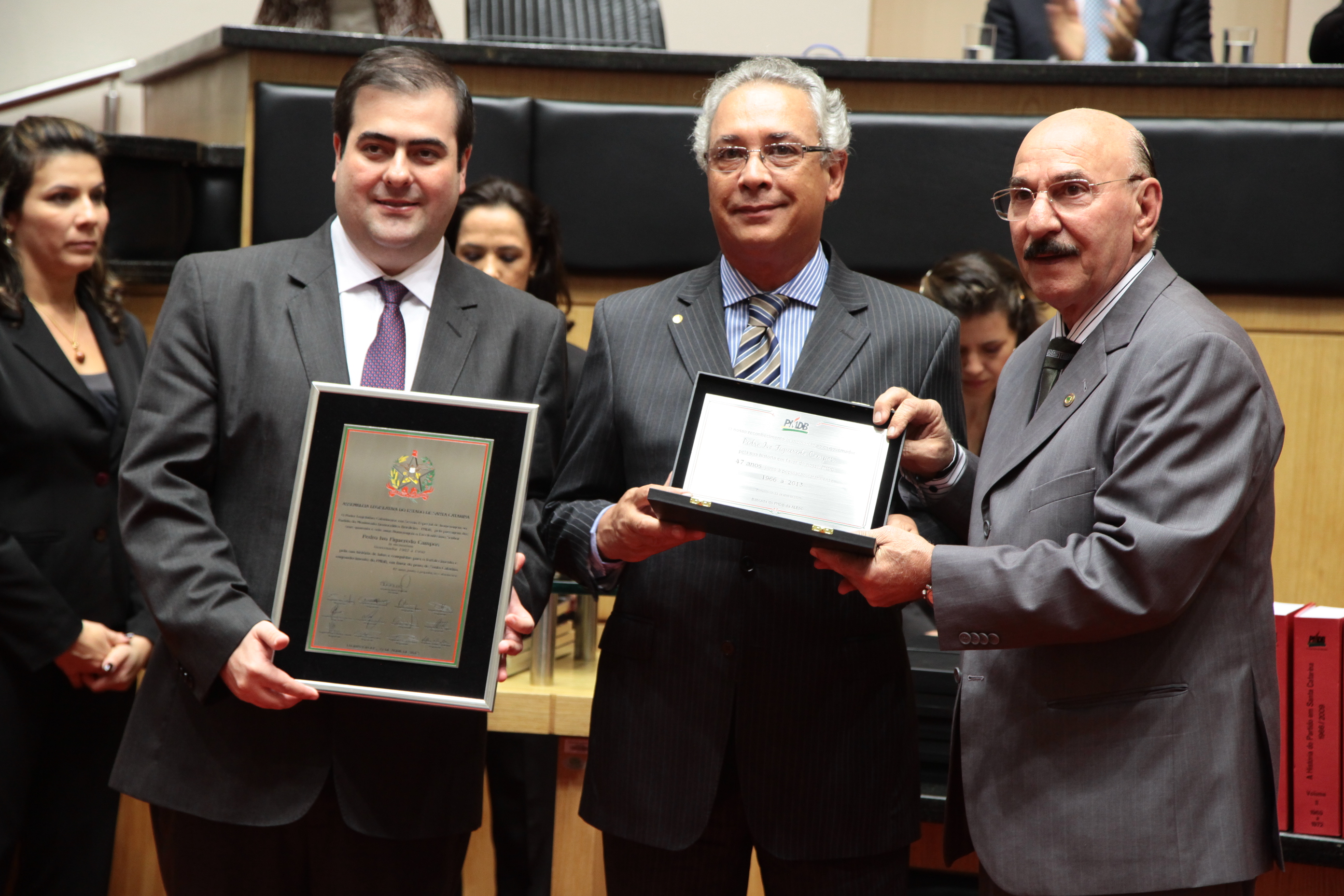 Sessão Especial em homenagem aos 47 anos de fundação do Partido do Movimento Democrático do Brasil - PMDB. Foto: Miriam Zomer