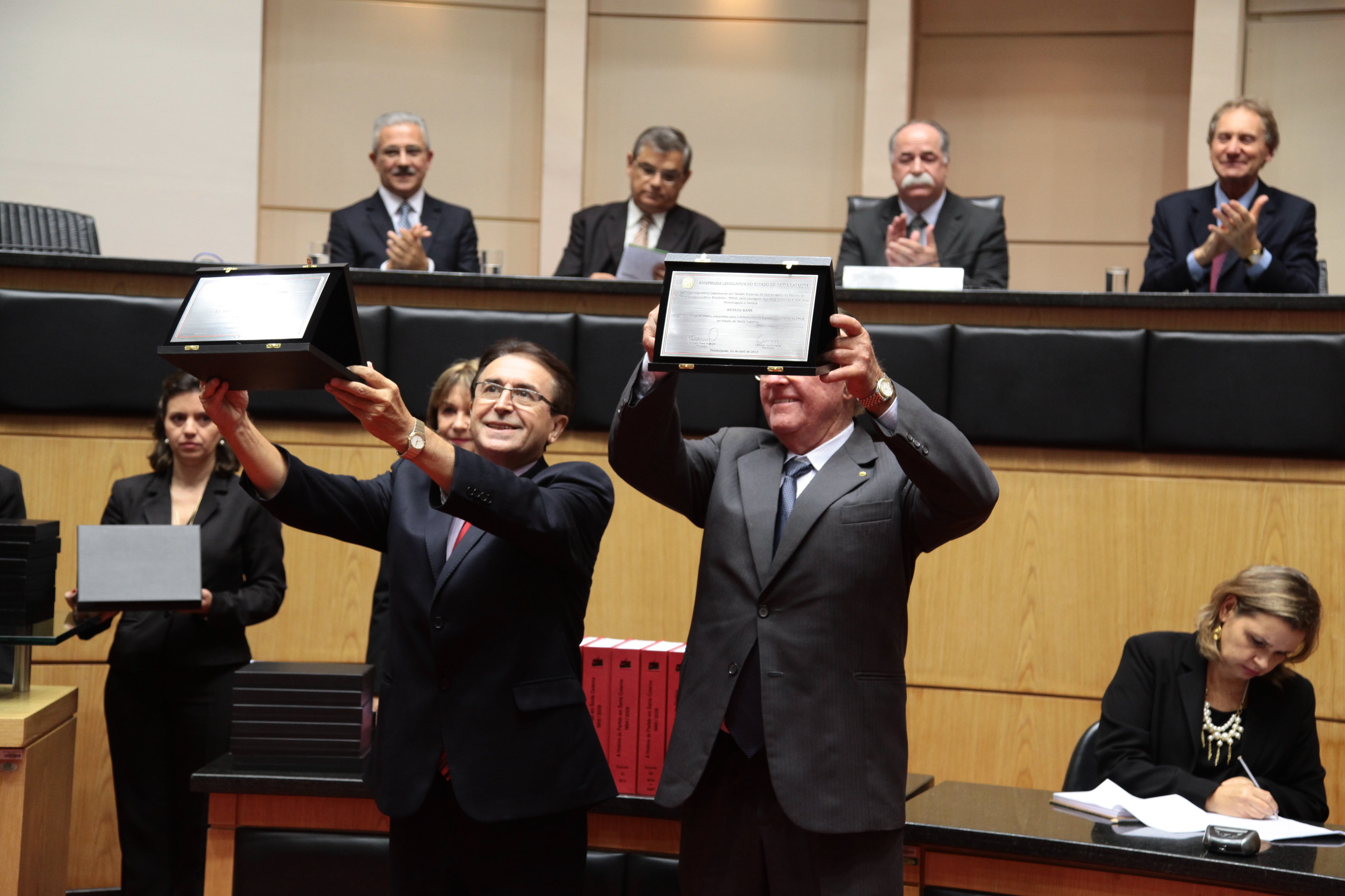 Sessão Especial em homenagem aos 47 anos de fundação do Partido do Movimento Democrático do Brasil - PMDB. Foto: Miriam Zomer