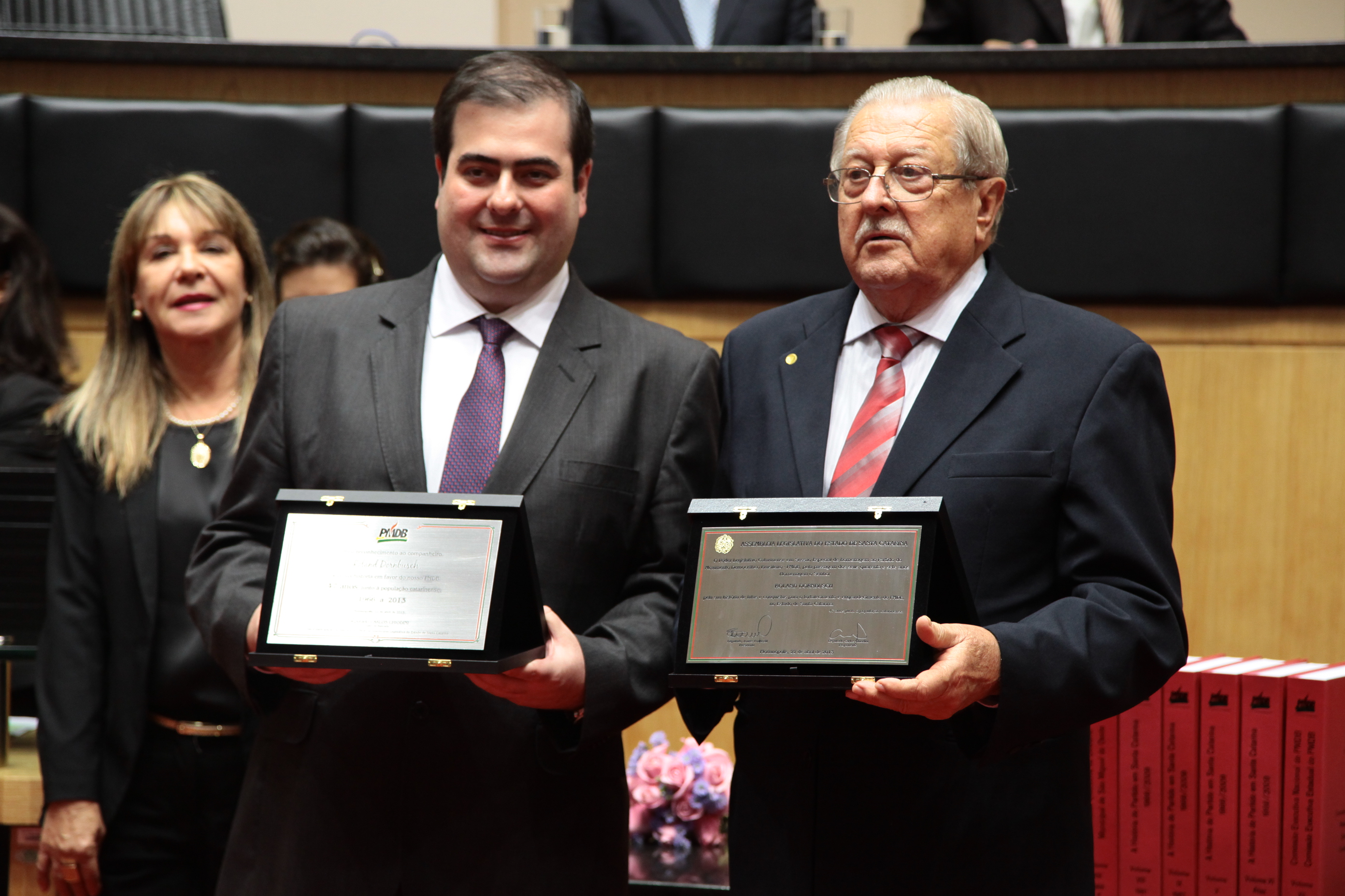 Sessão Especial em homenagem aos 47 anos de fundação do Partido do Movimento Democrático do Brasil - PMDB. Foto: Miriam Zomer