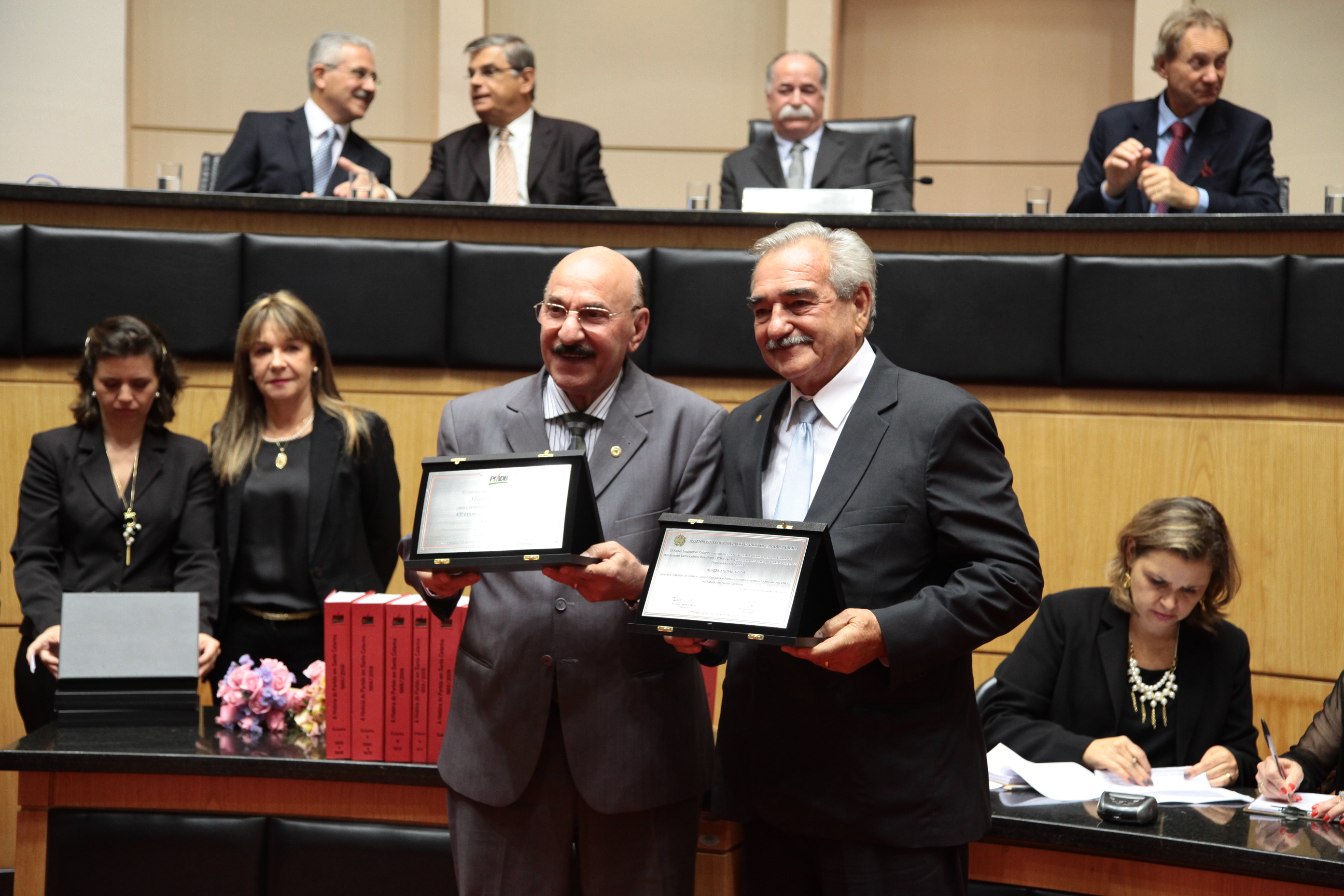 Sessão Especial em homenagem aos 47 anos de fundação do Partido do Movimento Democrático do Brasil - PMDB. Foto: Miriam Zomer