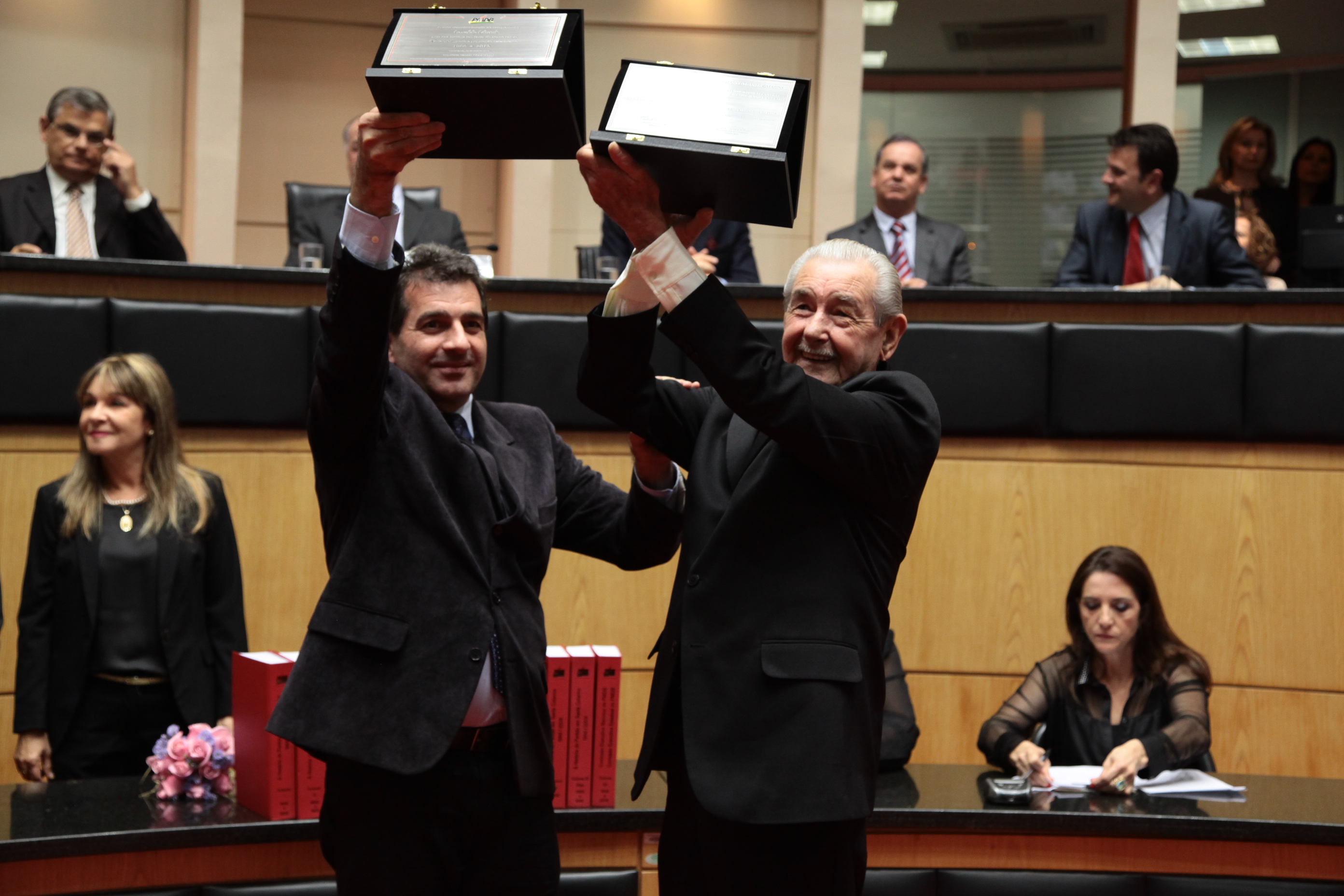 Sessão Especial em homenagem aos 47 anos de fundação do Partido do Movimento Democrático do Brasil - PMDB. Foto: Miriam Zomer