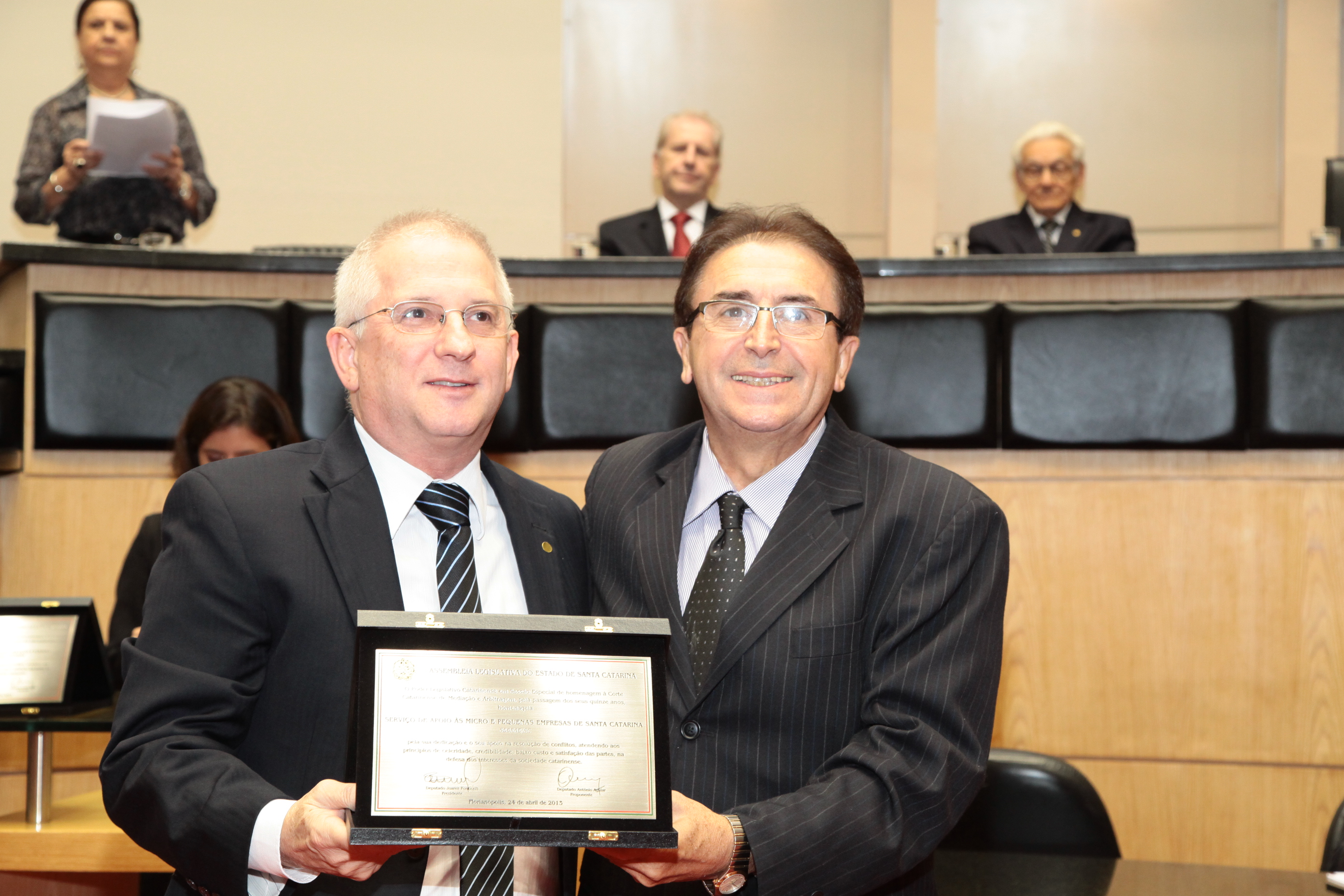 Sessão Especial em homenagem à Corte Catarinense de Mediação e Arbitragem pela passagem dos seus 15 anos
