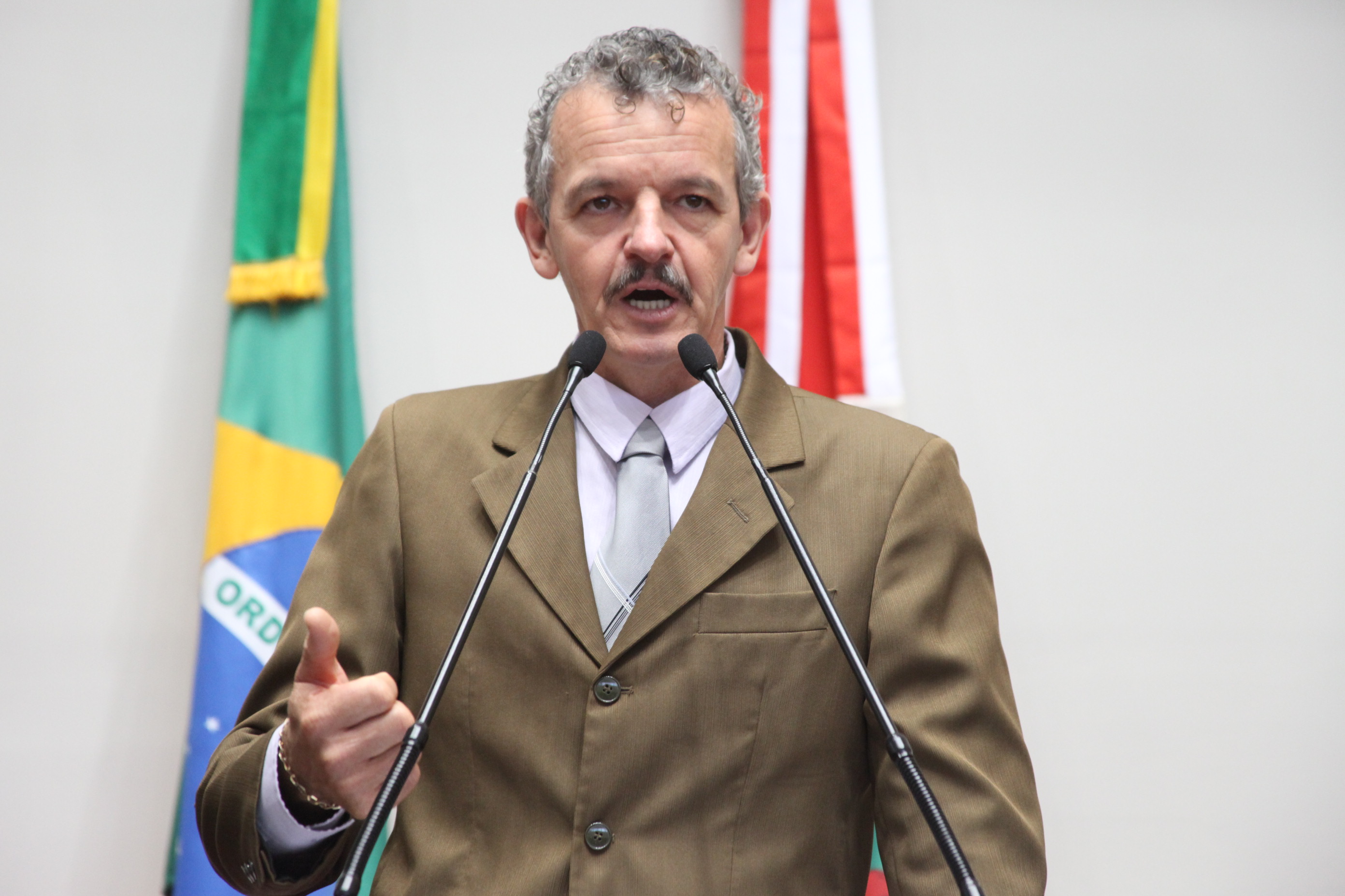 Sessão Ordinária - Plenário Osni Régis. Deputado Dirceu Dresch (PT) Foto: Fábio Queiroz