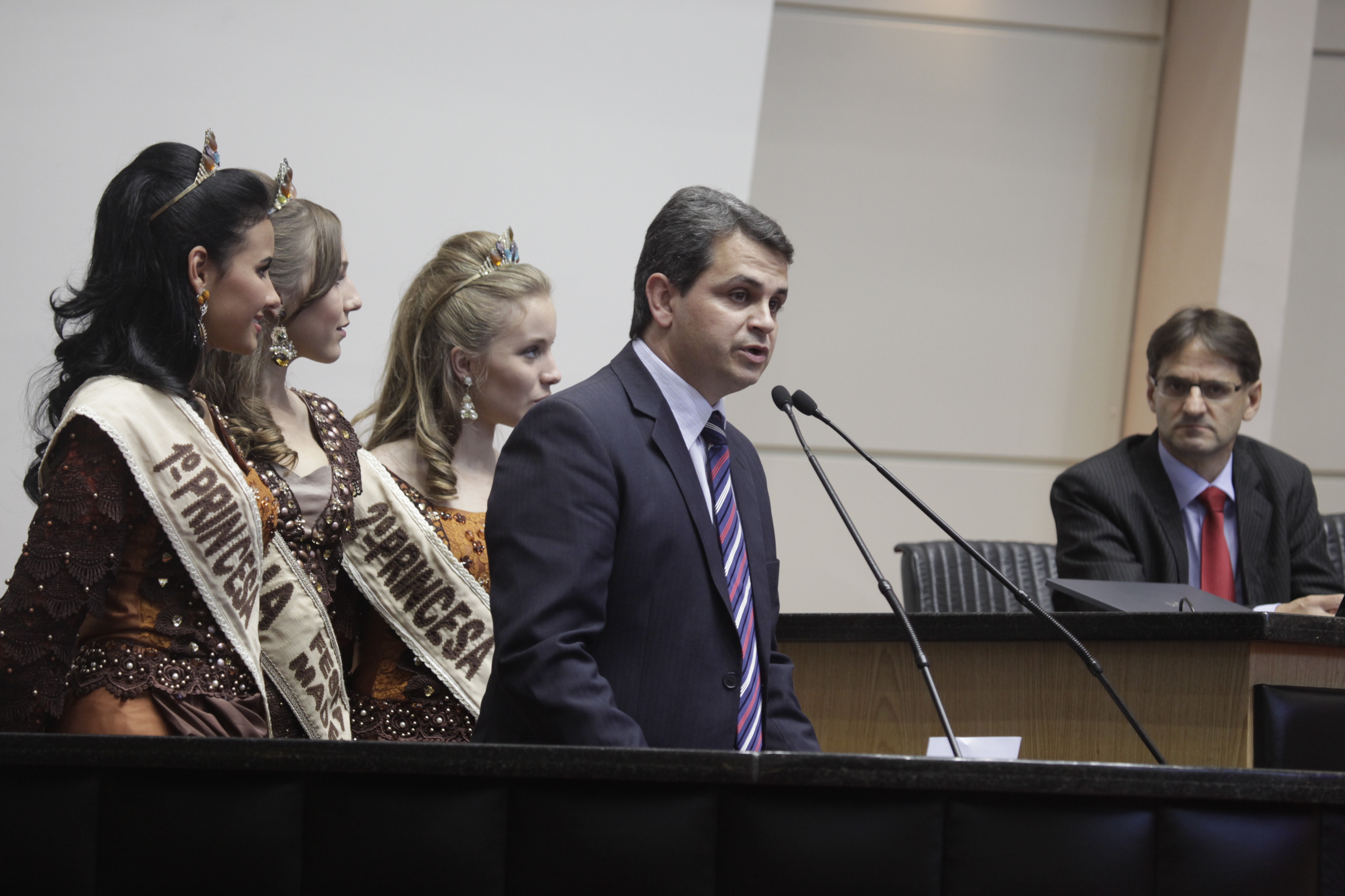Sessão Ordinária - Plenário Osni Régis - Lançamento da 4ª Festa da Madeira. Foto: Carlos Kilian