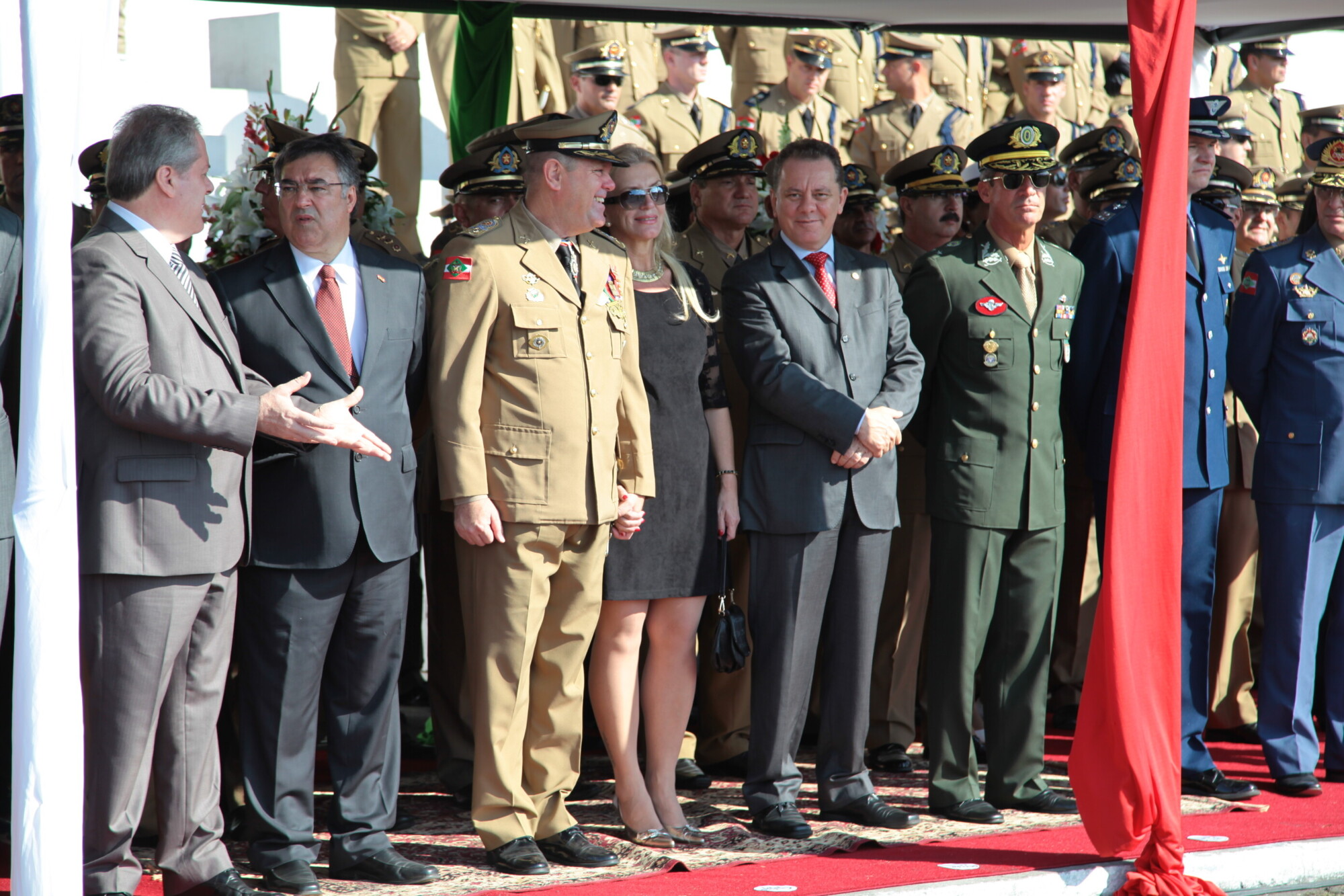 Presidente da ALESC é homenageado pela PM durante comemoração de 178 anos