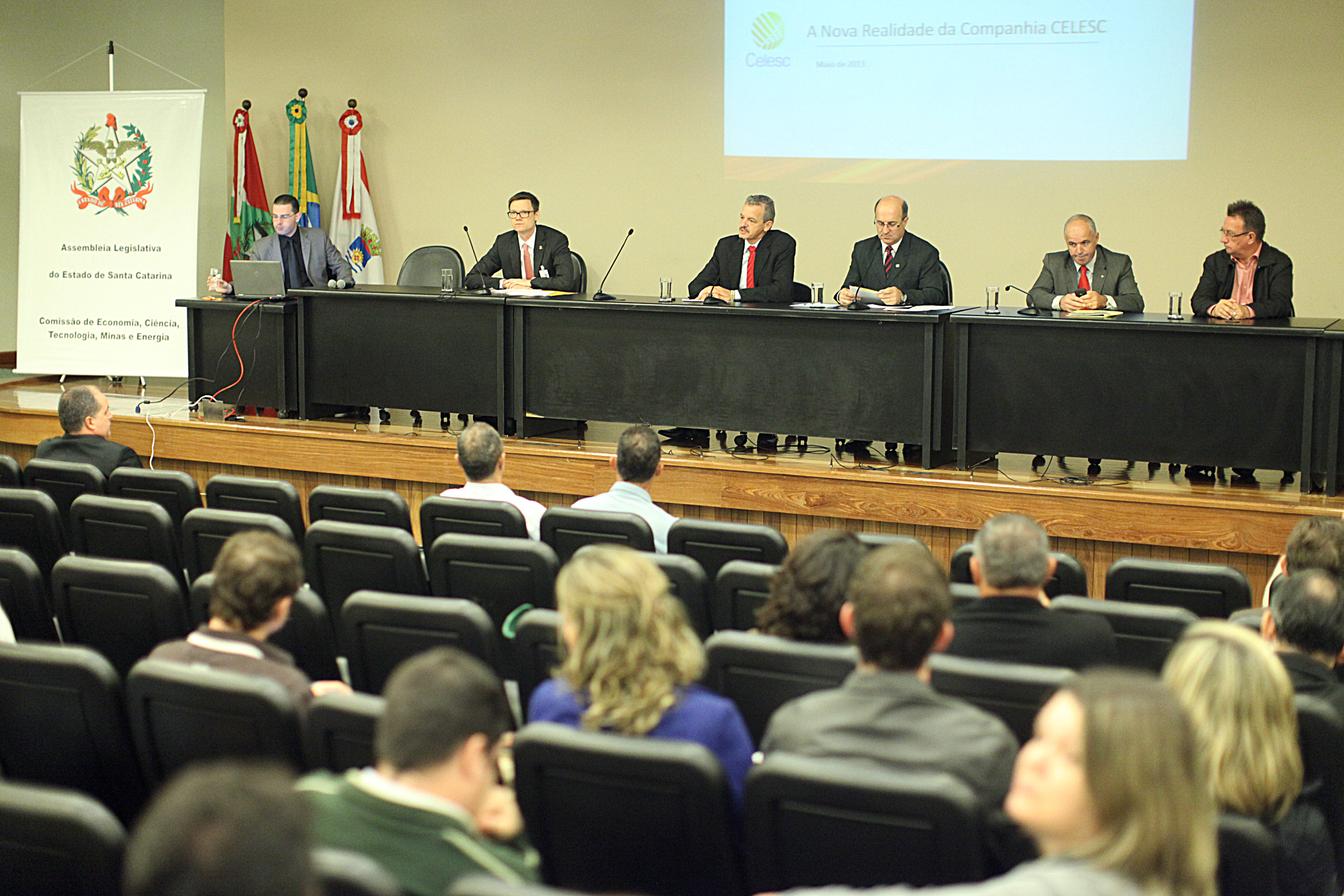 Audiência Pública A Nova Realidade da Companhia Celesc. Foto: Fábio Queiroz