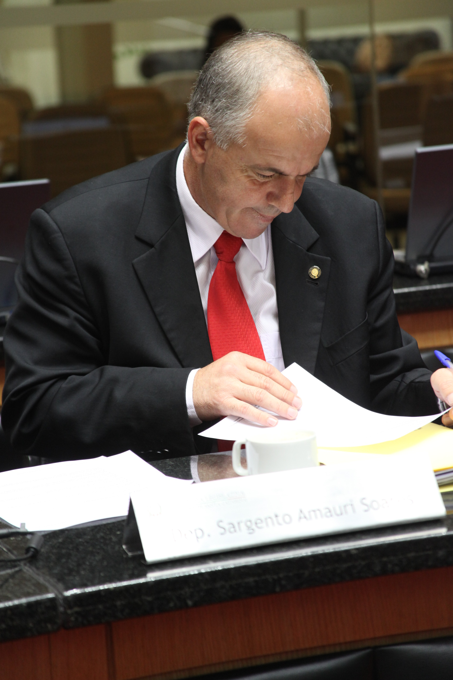 Deputado Sargento Amauri Soares (PDT)  - Sessão Ordinária. Foto: Fábio Queiroz