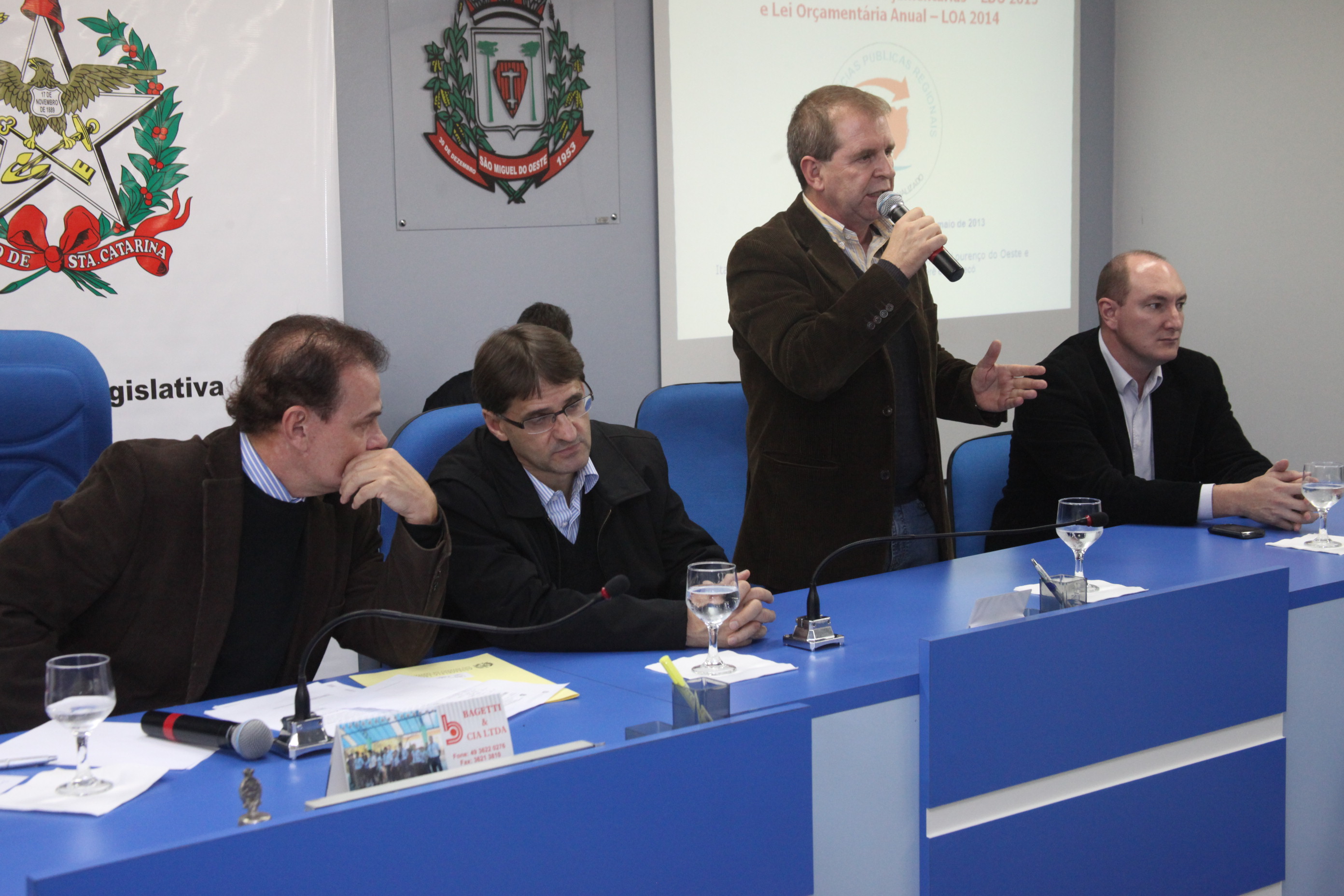 São Miguel do Oeste recebe a segunda audiência pública do Orçamento Regionalizado 2013. Foto: Fábio Queiroz