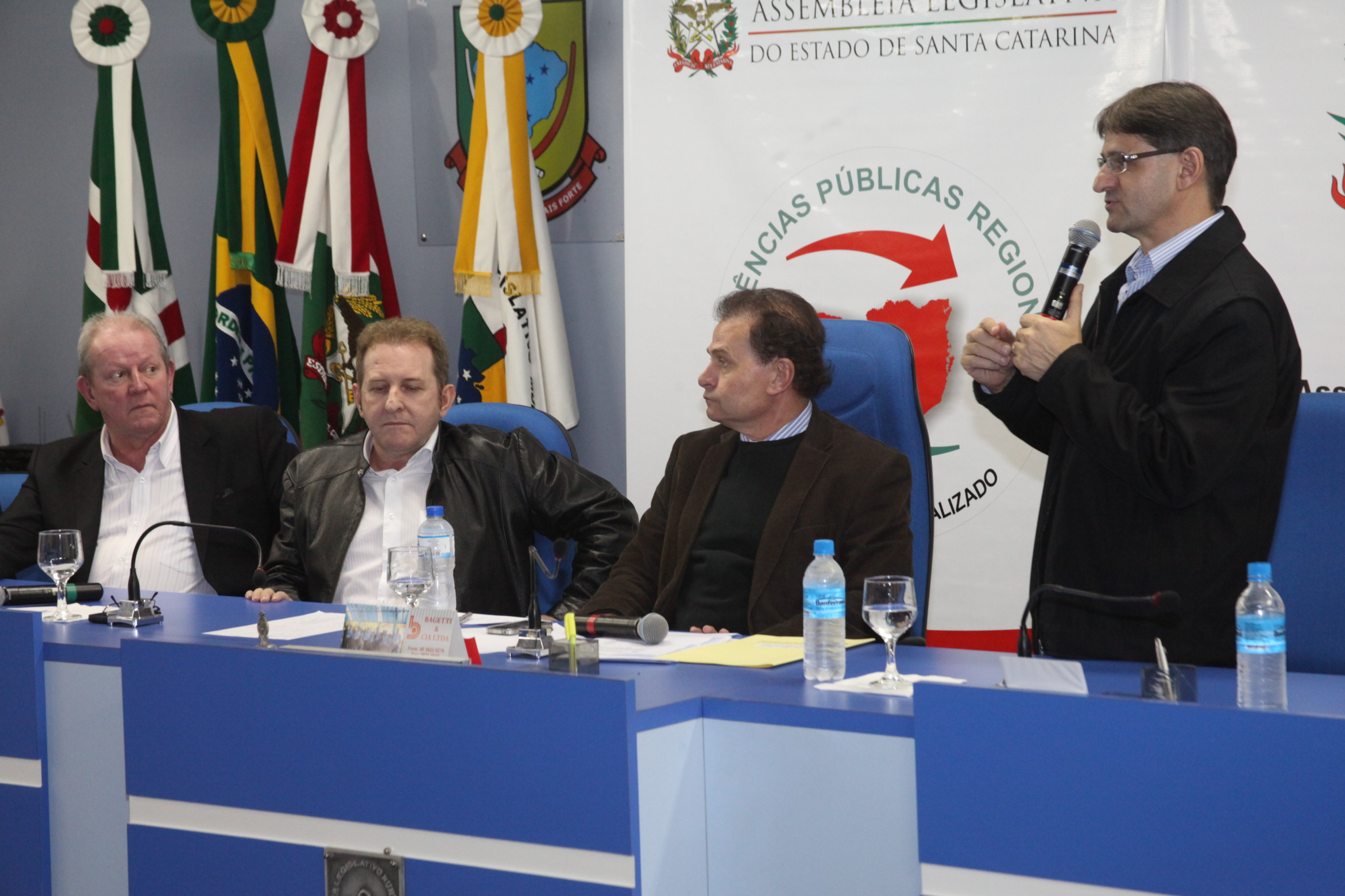 São Miguel do Oeste recebe a segunda audiência pública do Orçamento Regionalizado 2013. Foto: Fábio Queiroz