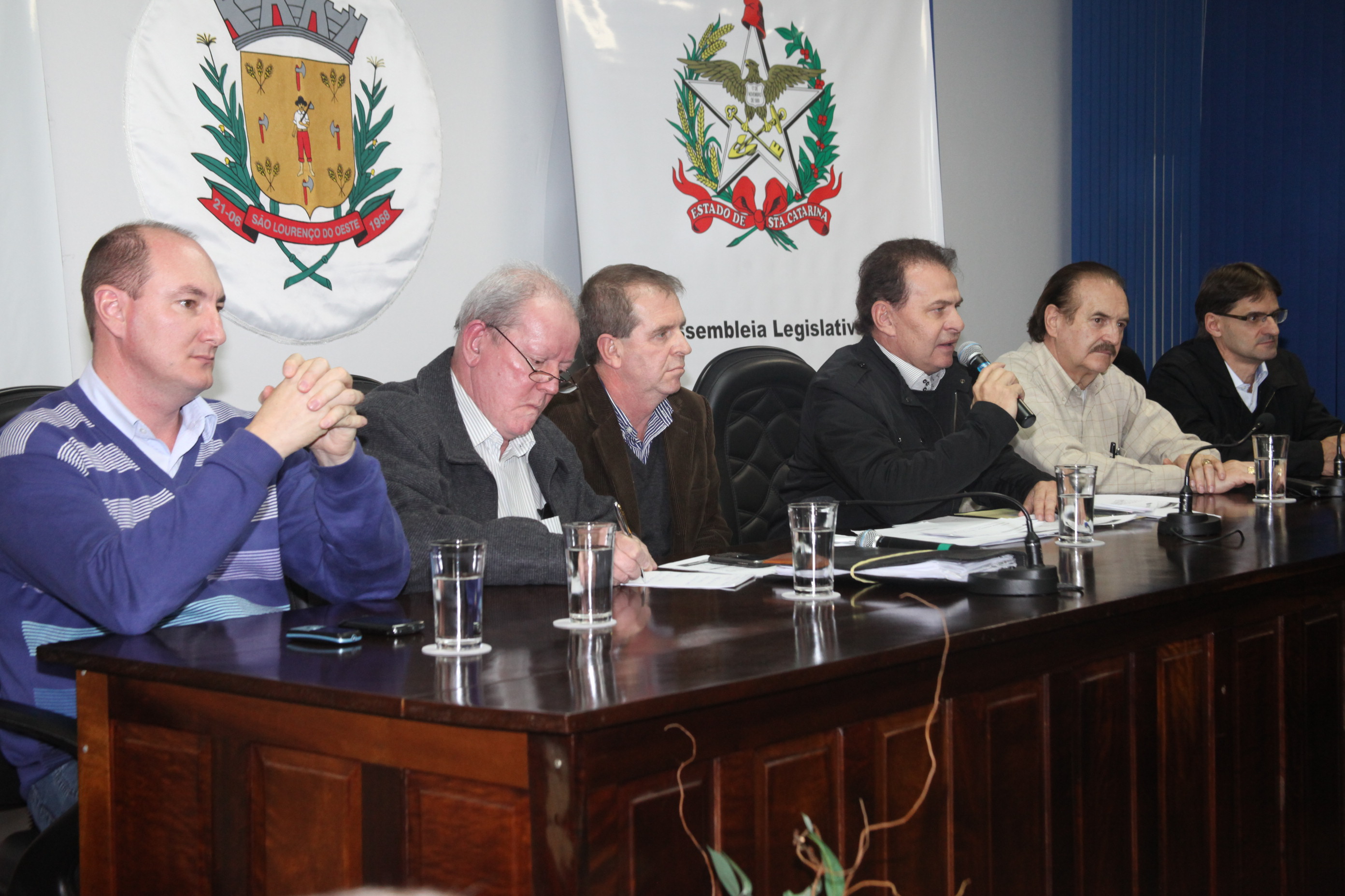 São Lourenço do Oeste sedia a quarta audiência pública do Orçamento Regionalizado 2013. Foto: Fábio Queiroz