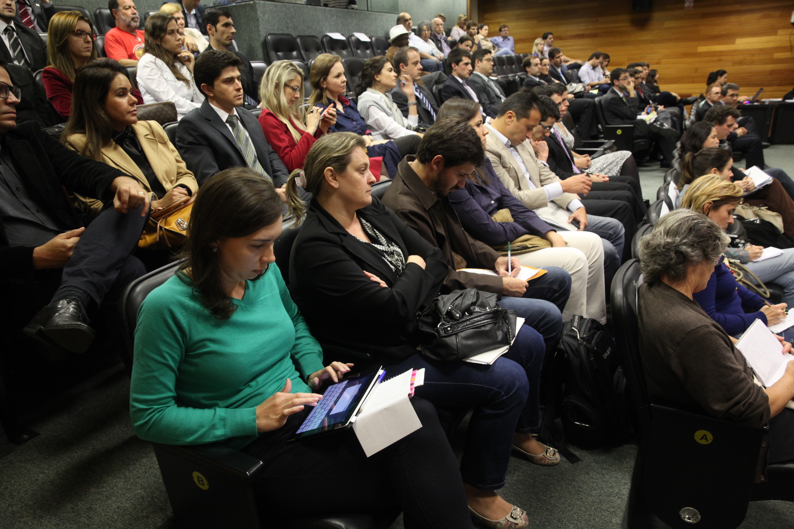 Audiência Pública para avaliar e debater o primeiro mês de trabalho da Defensoria Pública de Santa Catarina. Foto: Miriam Zomer