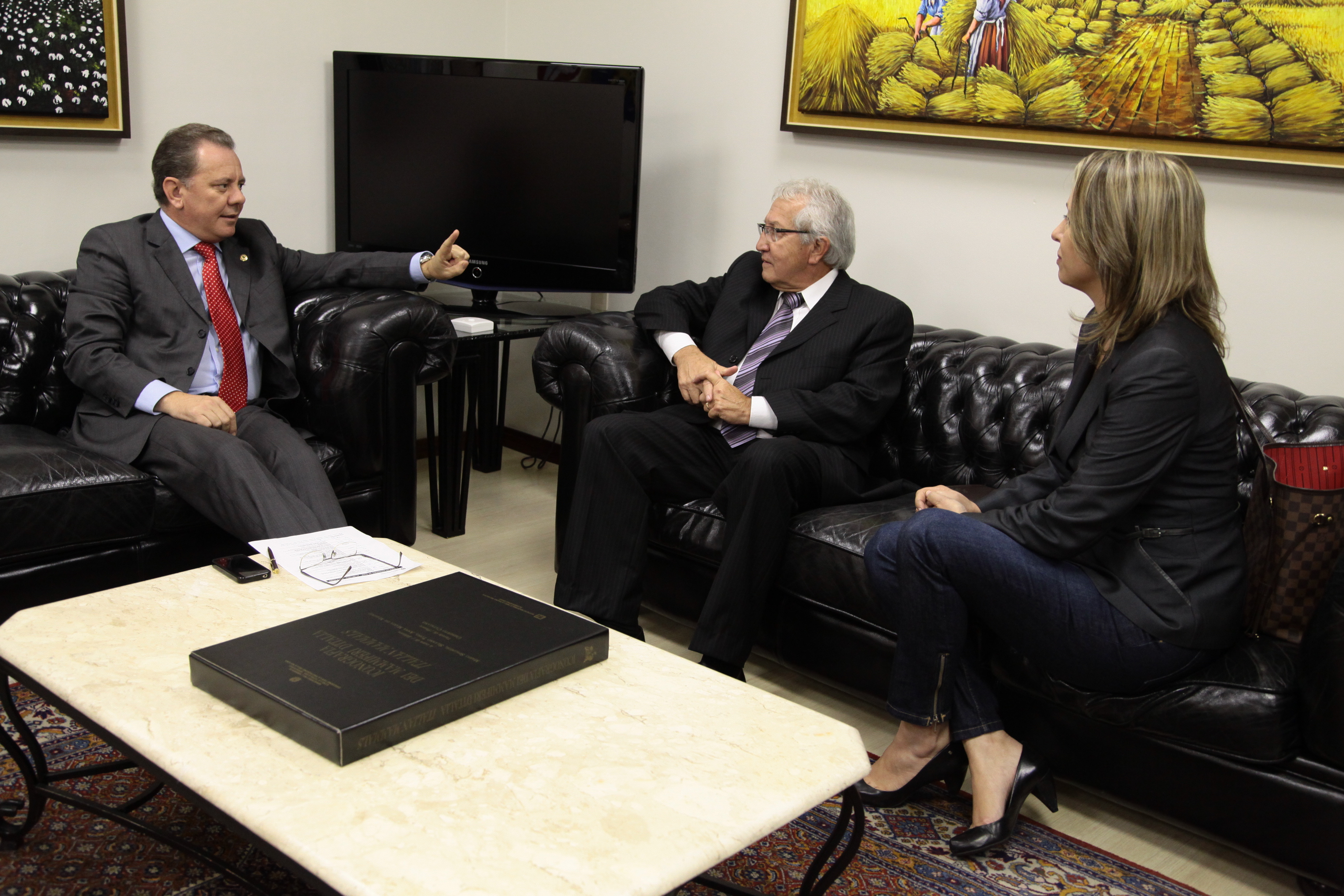 Reunião com Altamiro Bittencourt. Foto: Miriam Zomer