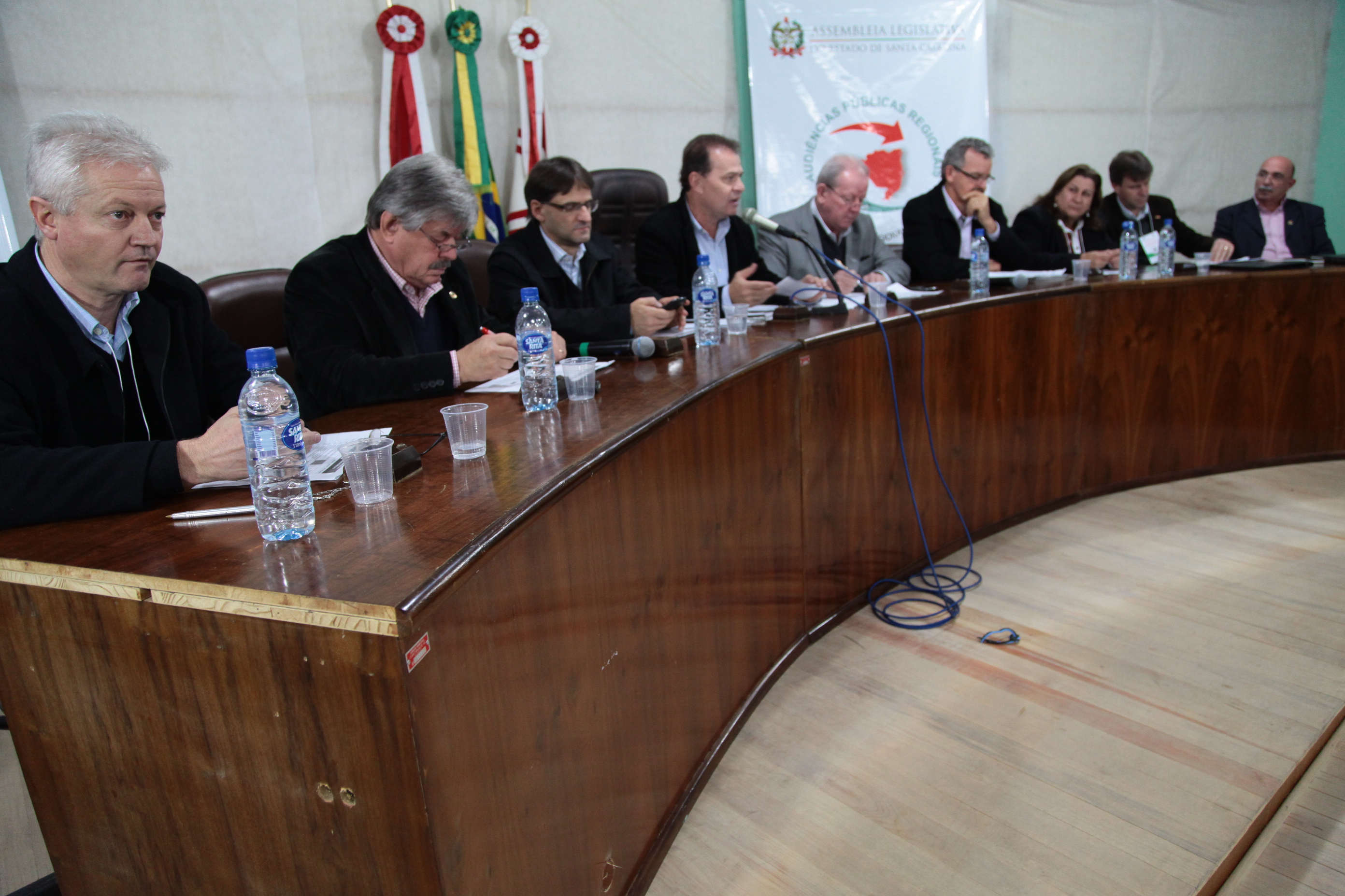 Audiência Pública Regional sobre a Lei de Diretrizes Orçamentárias (LDO) 2013 e Lei Orçamentária Anual (LOA) 2014, na cidade de Curitibanos. Foto: Miriam Zomer