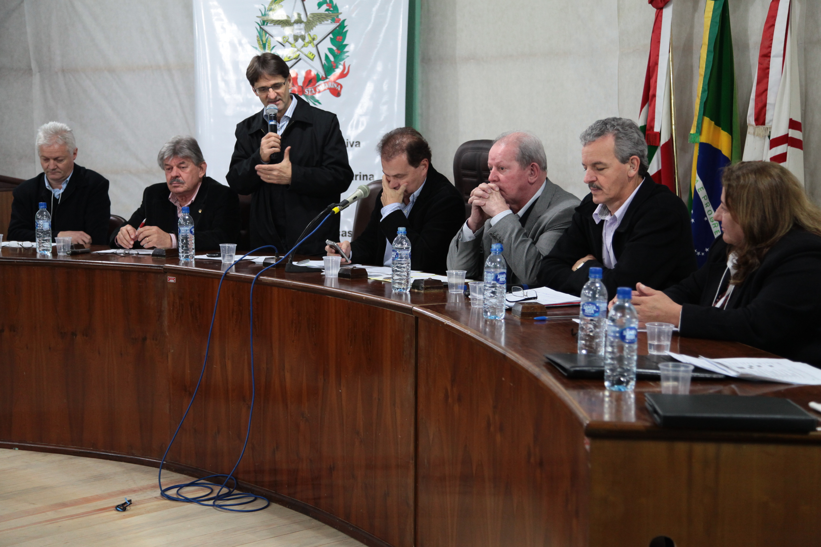 Audiência Pública Regional sobre a Lei de Diretrizes Orçamentárias (LDO) 2013 e Lei Orçamentária Anual (LOA) 2014, na cidade de Curitibanos. Foto: Miriam Zomer