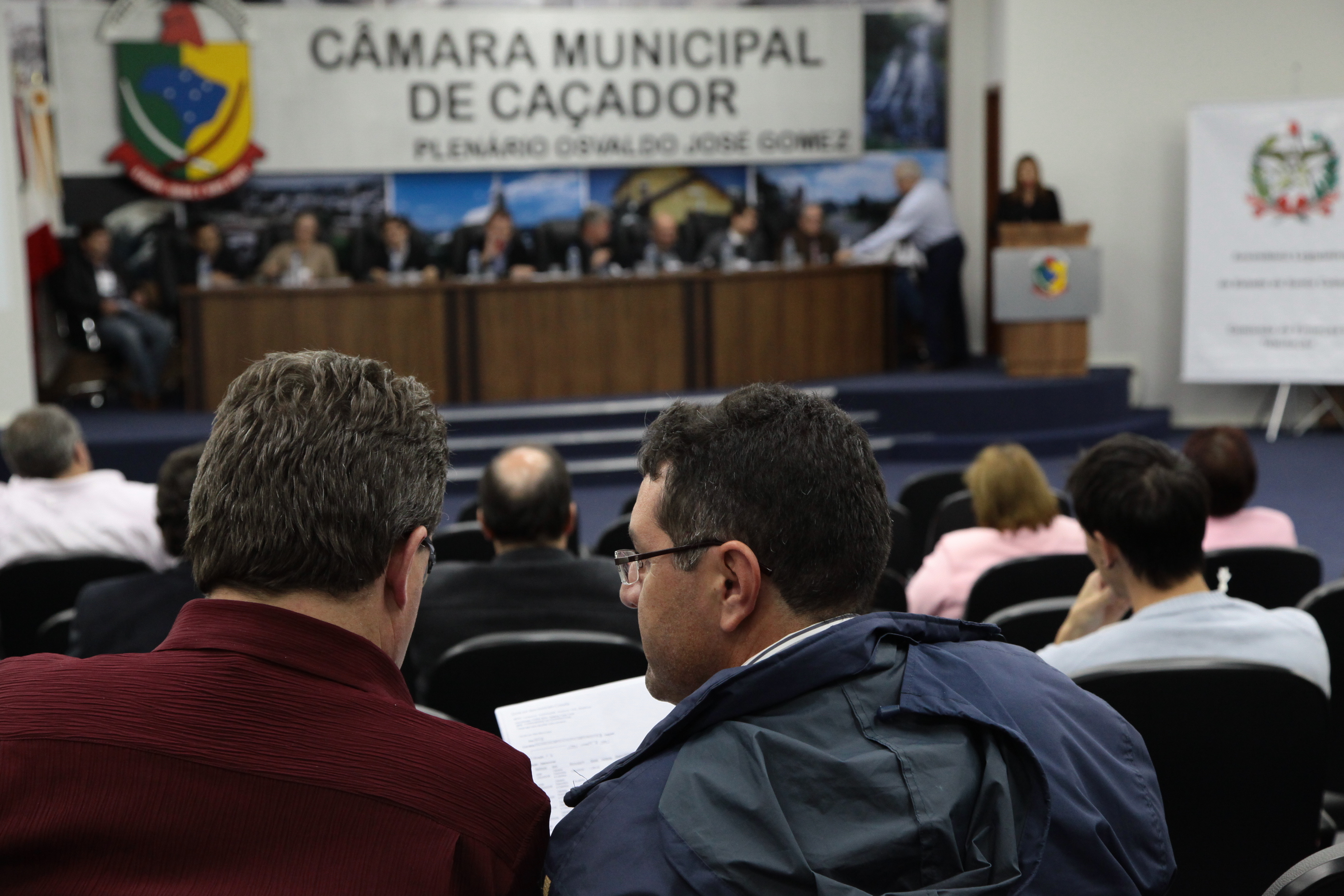 Audiência Pública Regional sobre a Lei de Diretrizes Orçamentárias (LDO) 2013 e Lei Orçamentária Anual (LOA) 2014, na cidade de Caçador. Foto: Miriam Zomer