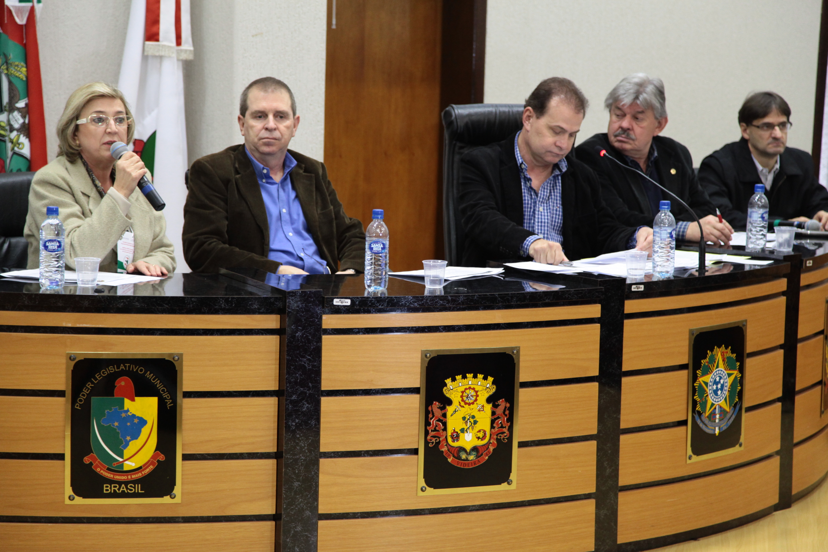 Audiência Pública Regional sobre a Lei de Diretrizes Orçamentárias (LDO) 2013 e Lei Orçamentária Anual (LOA) 2014, na cidade de Videira. Foto: Miriam Zomer