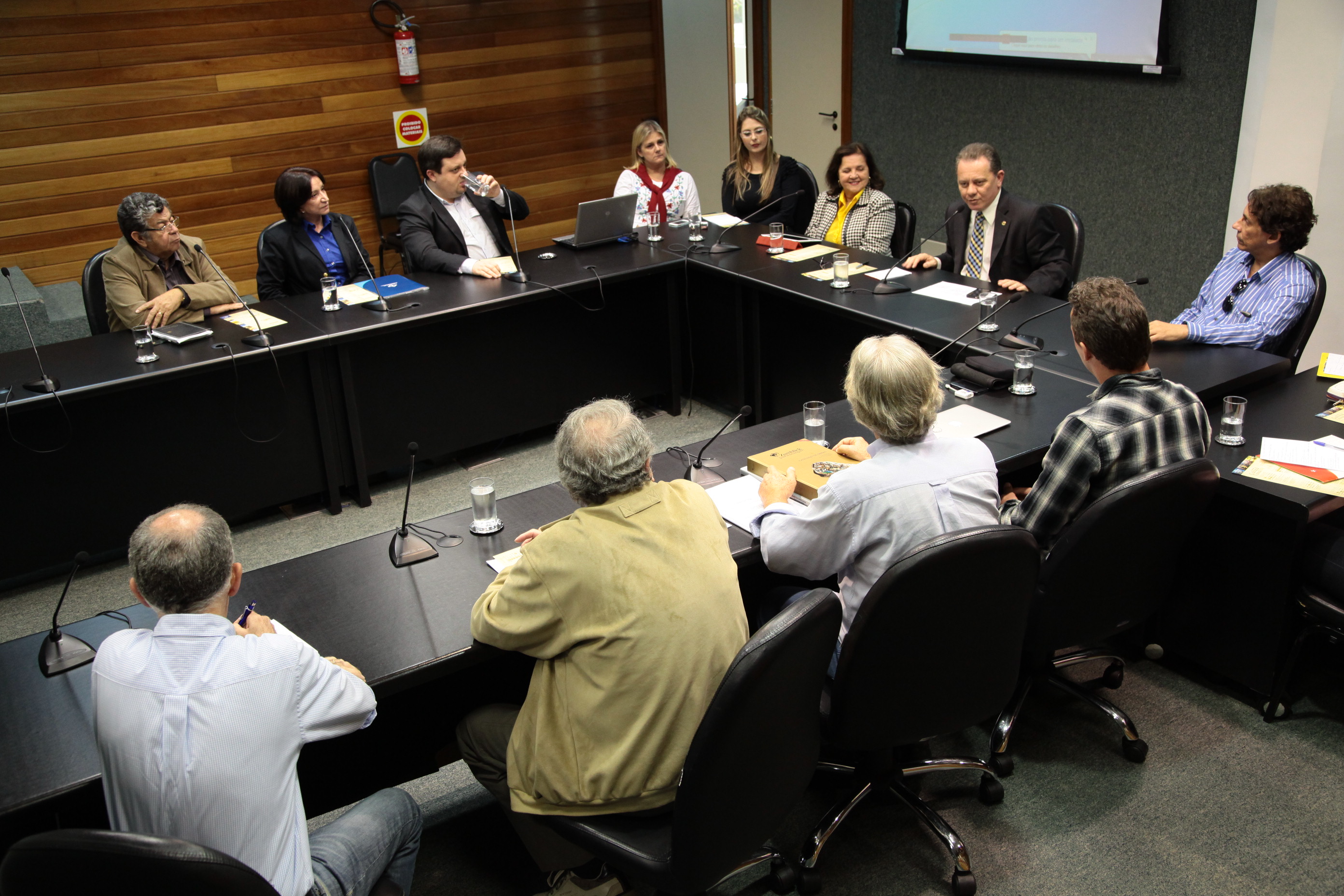 Reunião da Comissão Mista Especial, sobre as comemorações relativas ao centenário do artista plástico Willy Alfredo Zumblick. Foto: Miriam Zomer