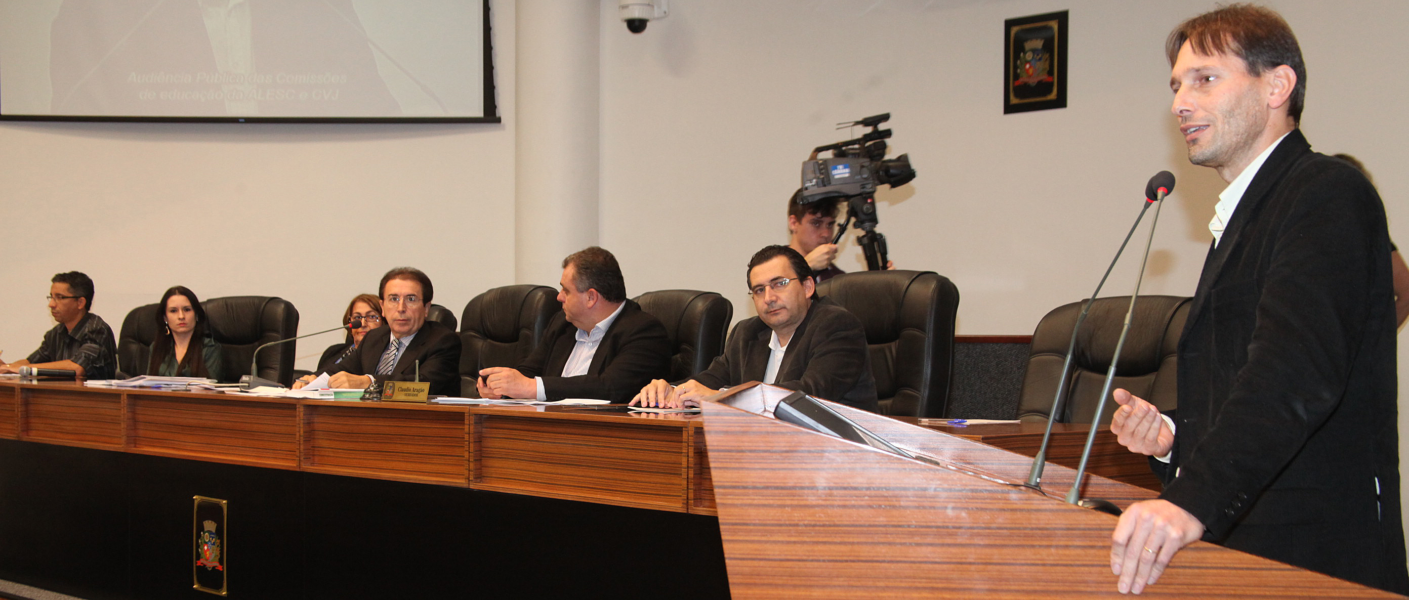 Comissão de Educação promove Audiência Pública em Joinville para discutir a Reenturmação. Foto: Fábio Queiroz