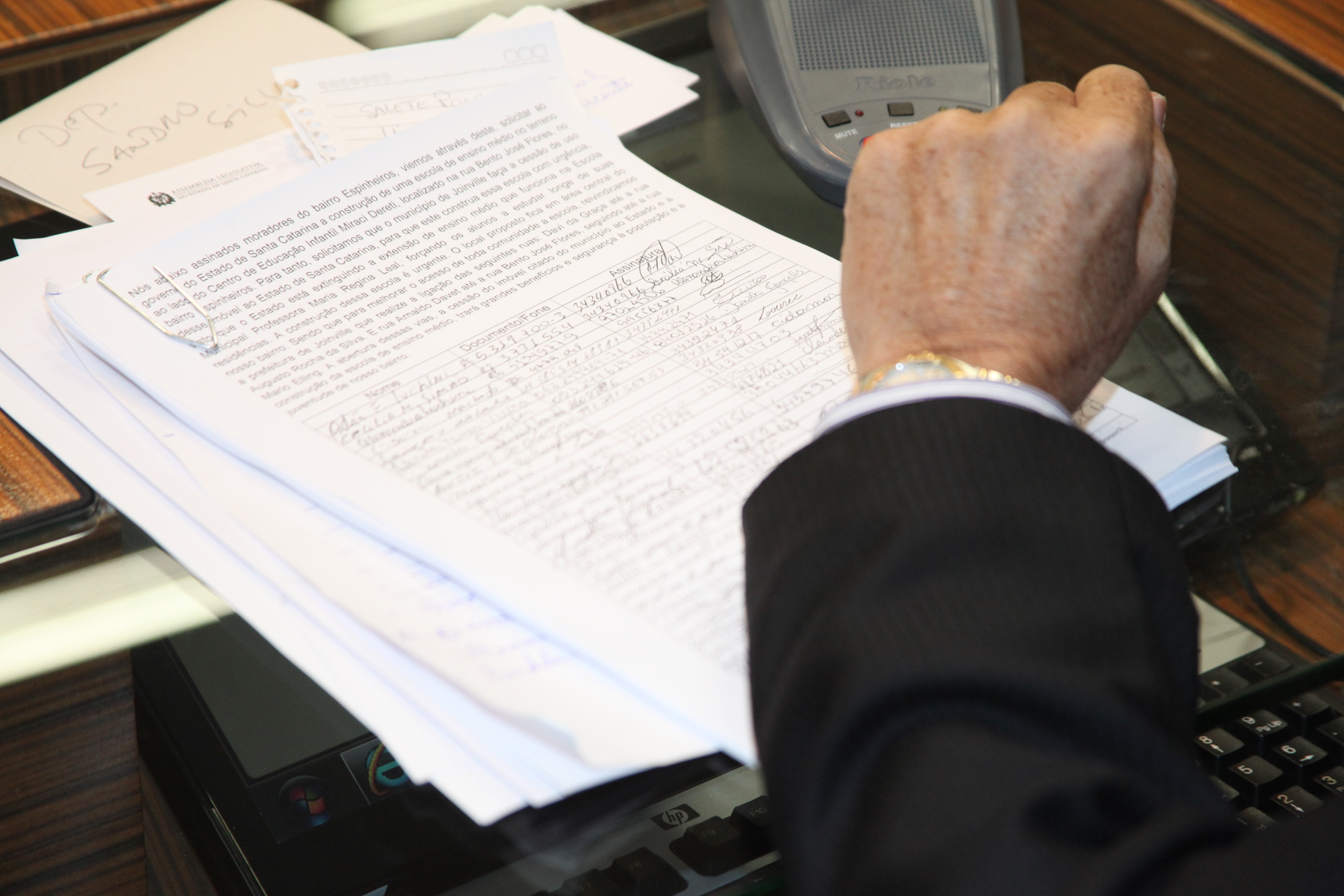 Comissão de Educação promove Audiência Pública em Joinville para discutir a Reenturmação. Foto: Fábio Queiroz
