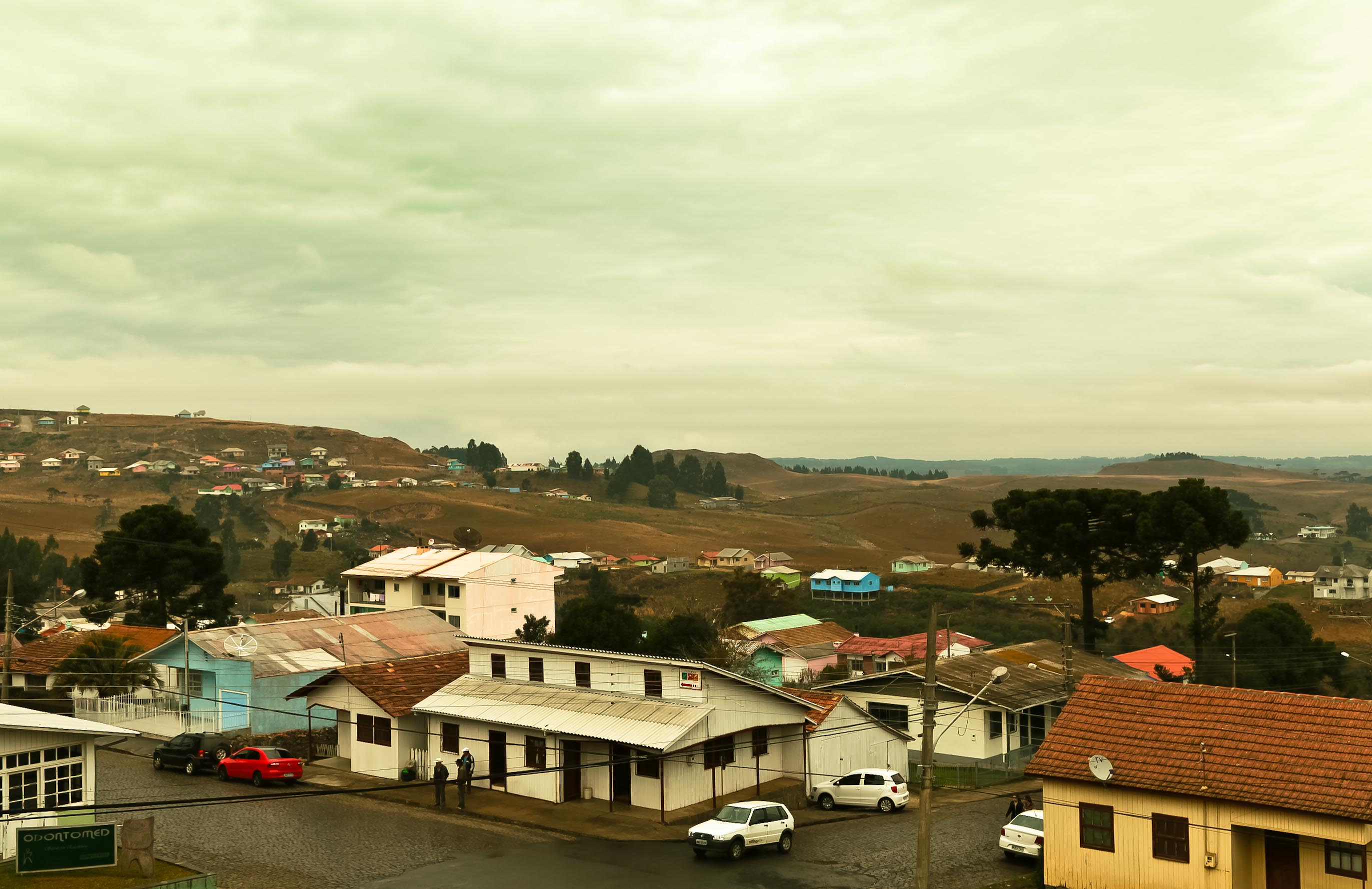 Cidade de São Joaquim na Serra Catarinense. Foto: Miriam Zomer