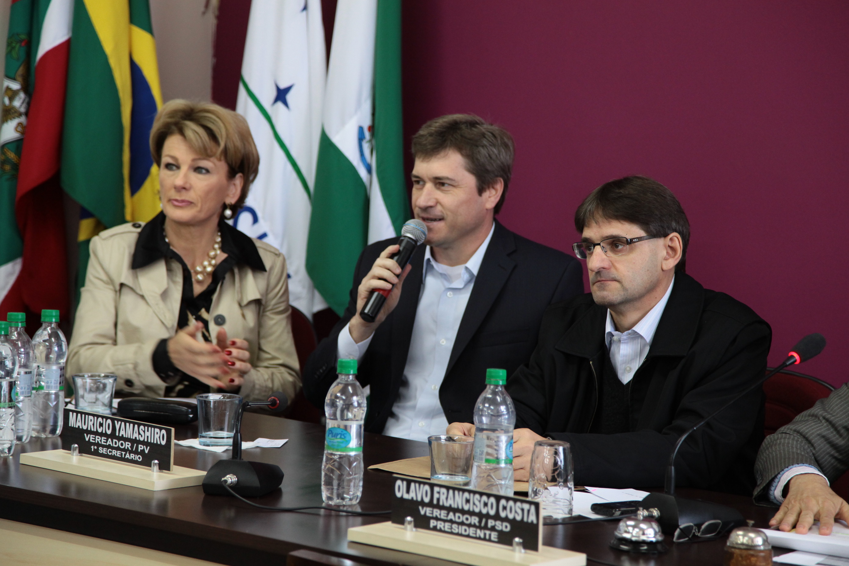 Audiência Pública do Orçamento Regionalizado em São Joaquim. Deputado José Nei Ascari (PSD) Foto: Miriam Zomer