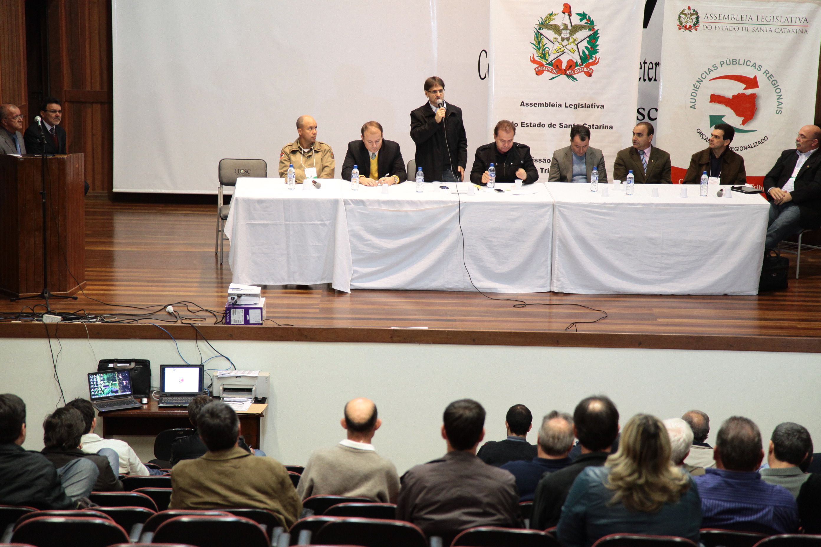 Audiência Pública do Orçamento Regionalizado em Lages. Foto: Miriam Zomer