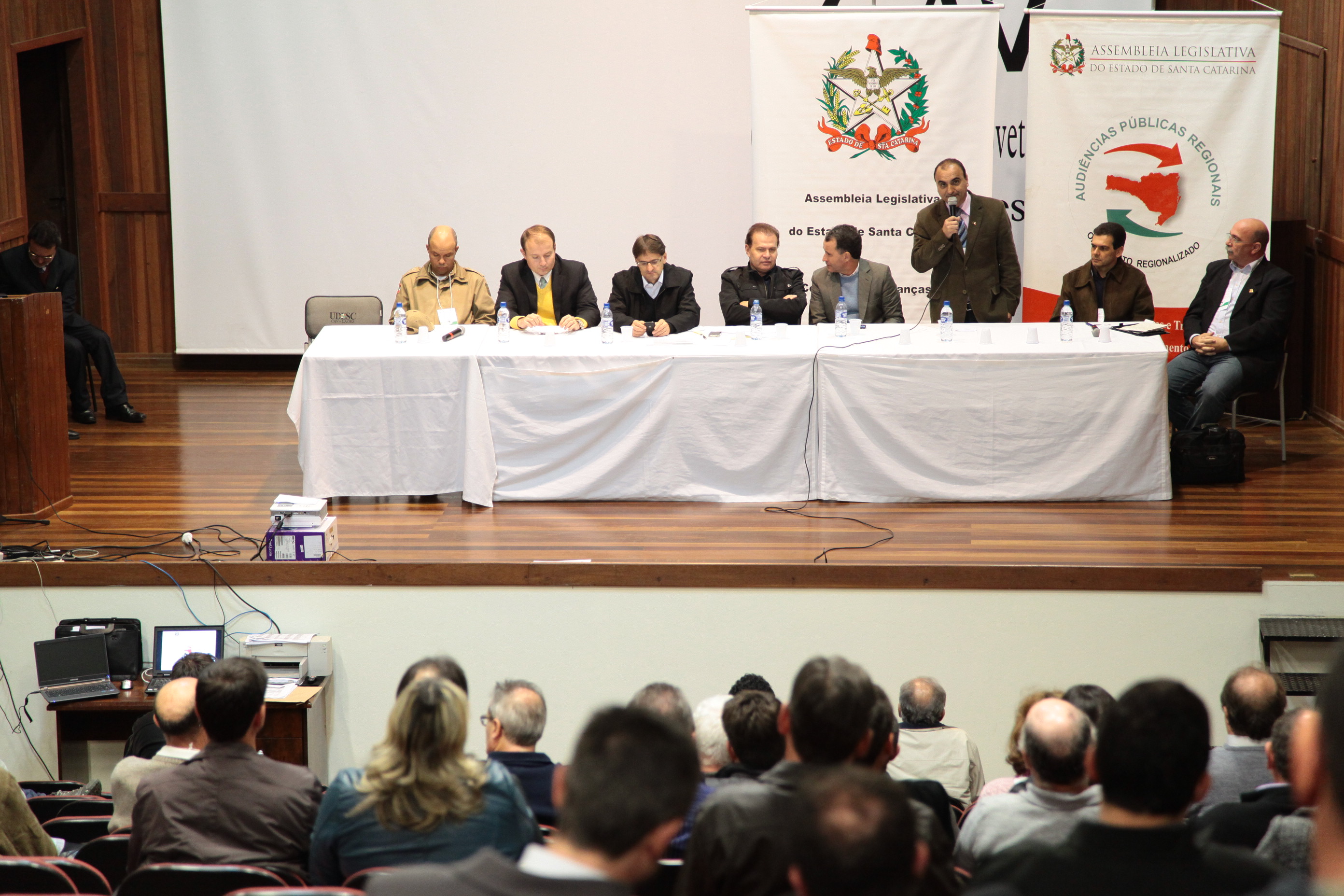 Audiência Pública do Orçamento Regionalizado em Lages. Foto: Miriam Zomer