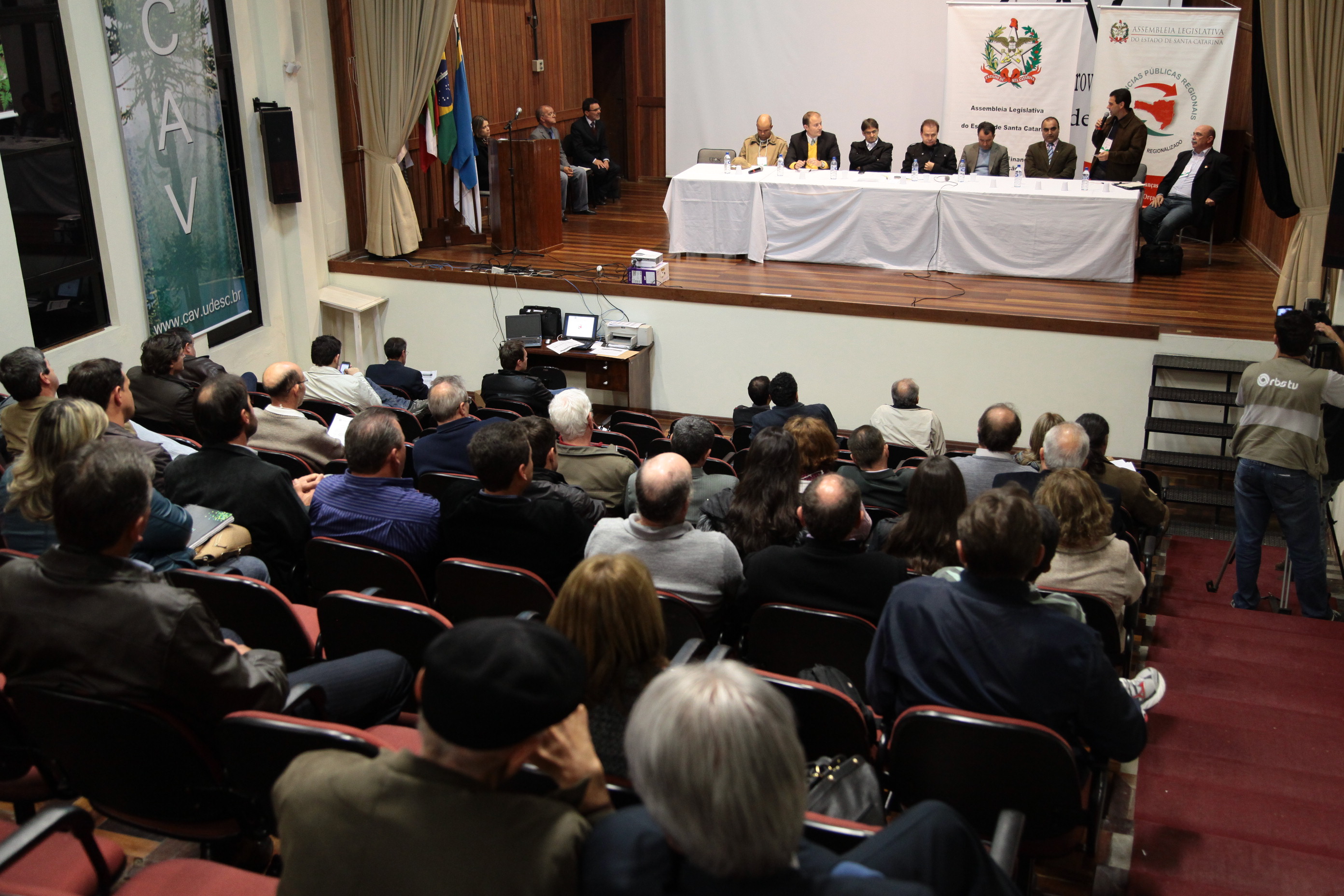 Audiência Pública do Orçamento Regionalizado em Lages. Foto: Miriam Zomer