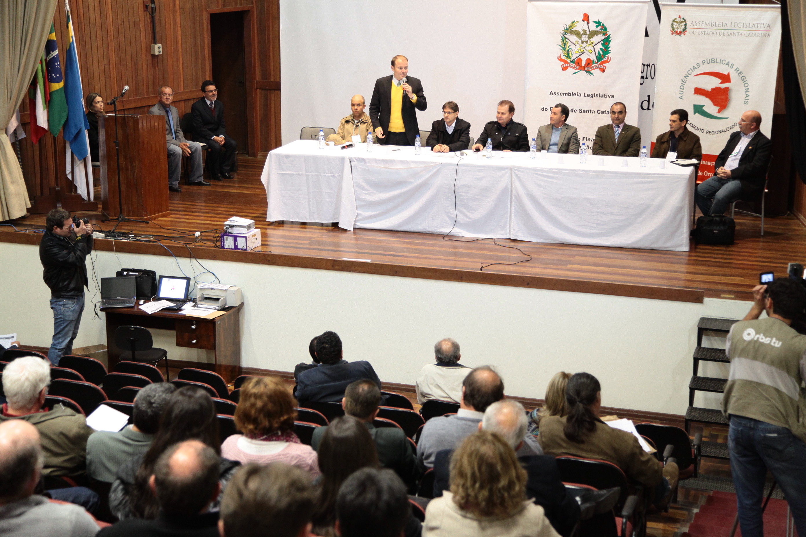 Audiência Pública do Orçamento Regionalizado em Lages. Foto: Miriam Zomer