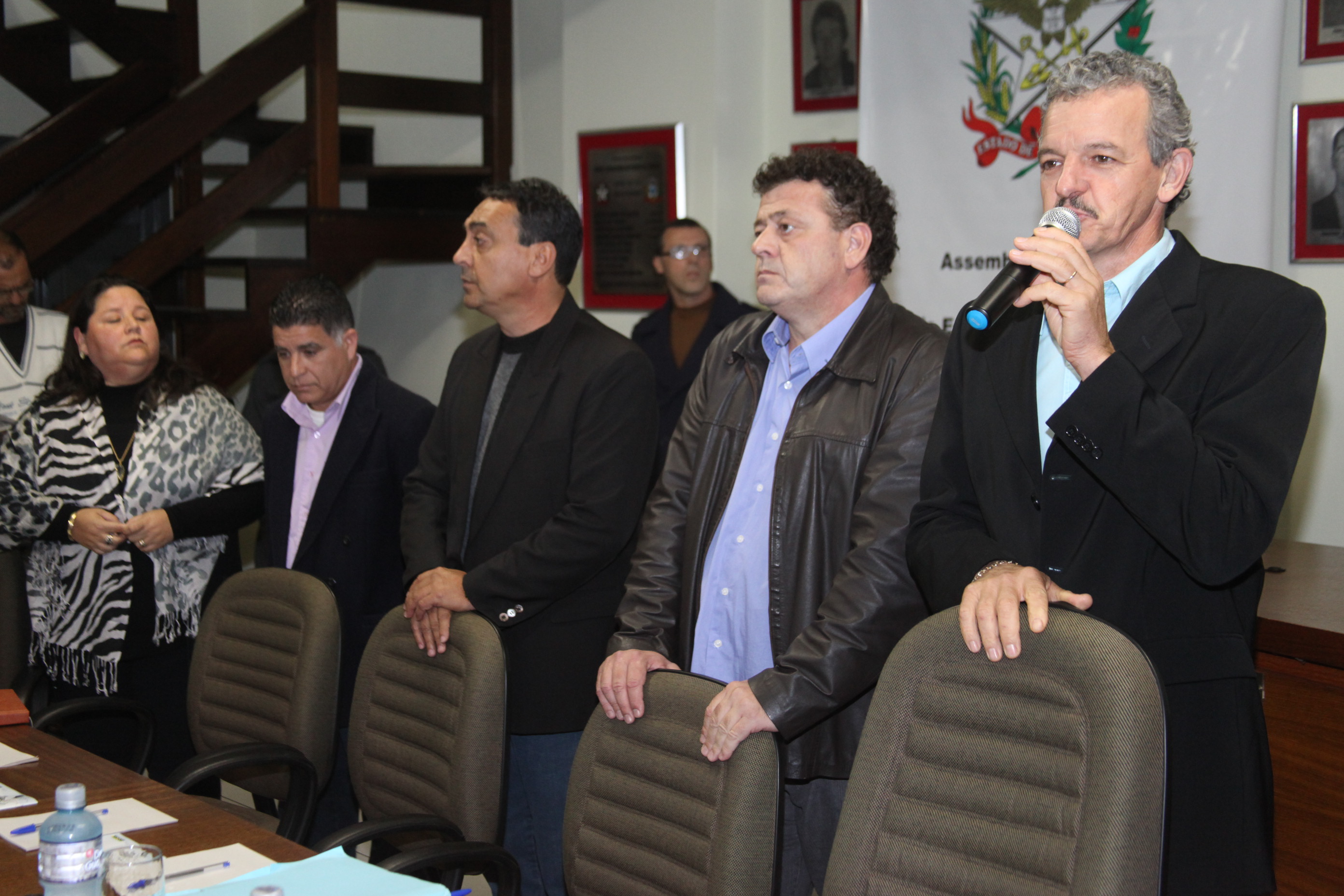 Comissão de Pesca e Aquicultura promove Audiência Pública em Passo de Torres para discutir o desassoreamento do rio Mampituba. Foto: Fábio Queiroz