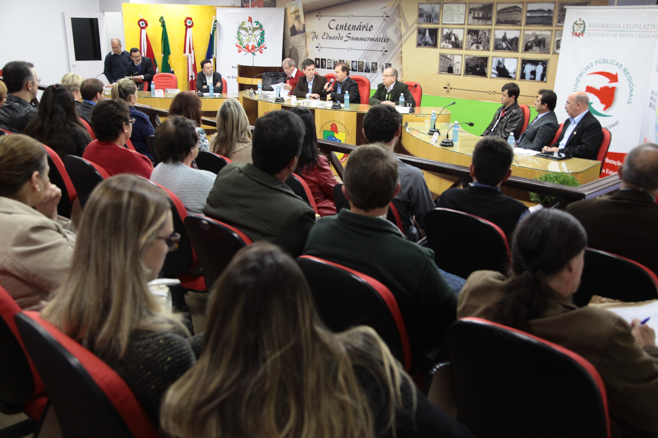 Audiência Pública do Orçamento Regionalizado em Taió. Foto: Miriam Zomer