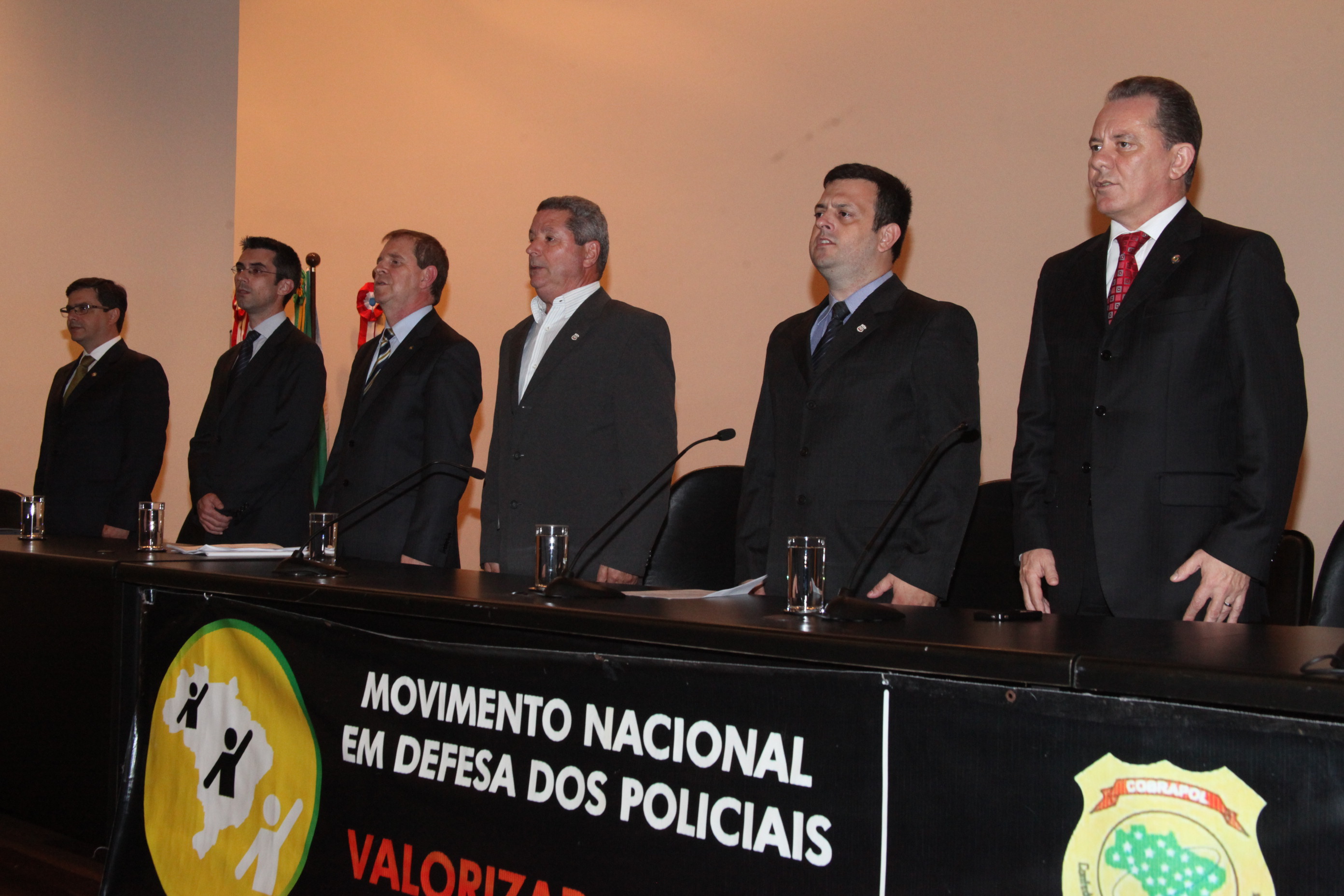 Posse da nova diretoria do Sindicato dos Policiais Civis de Santa Catarina. Foto: Fábio Queiroz