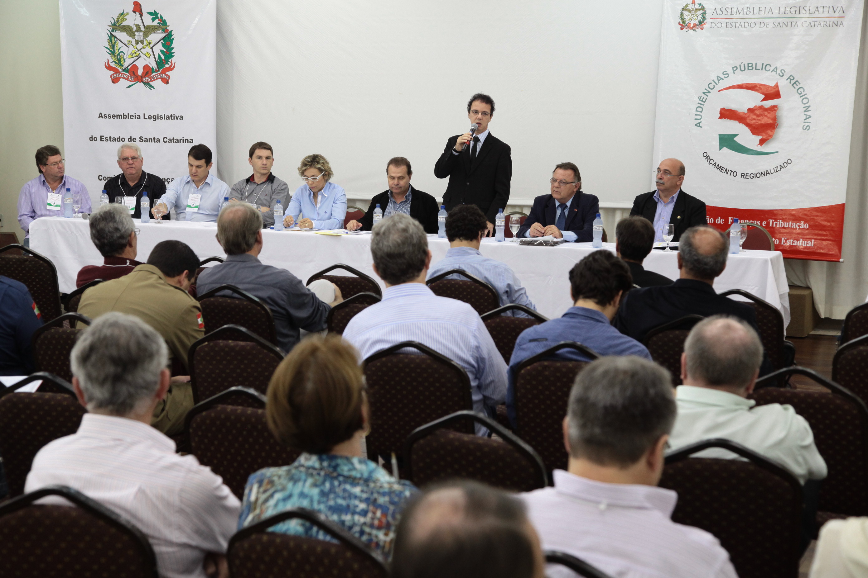 Audiência Pública do Orçamento Regionalizado em Timbó. Foto: Miriam Zomer