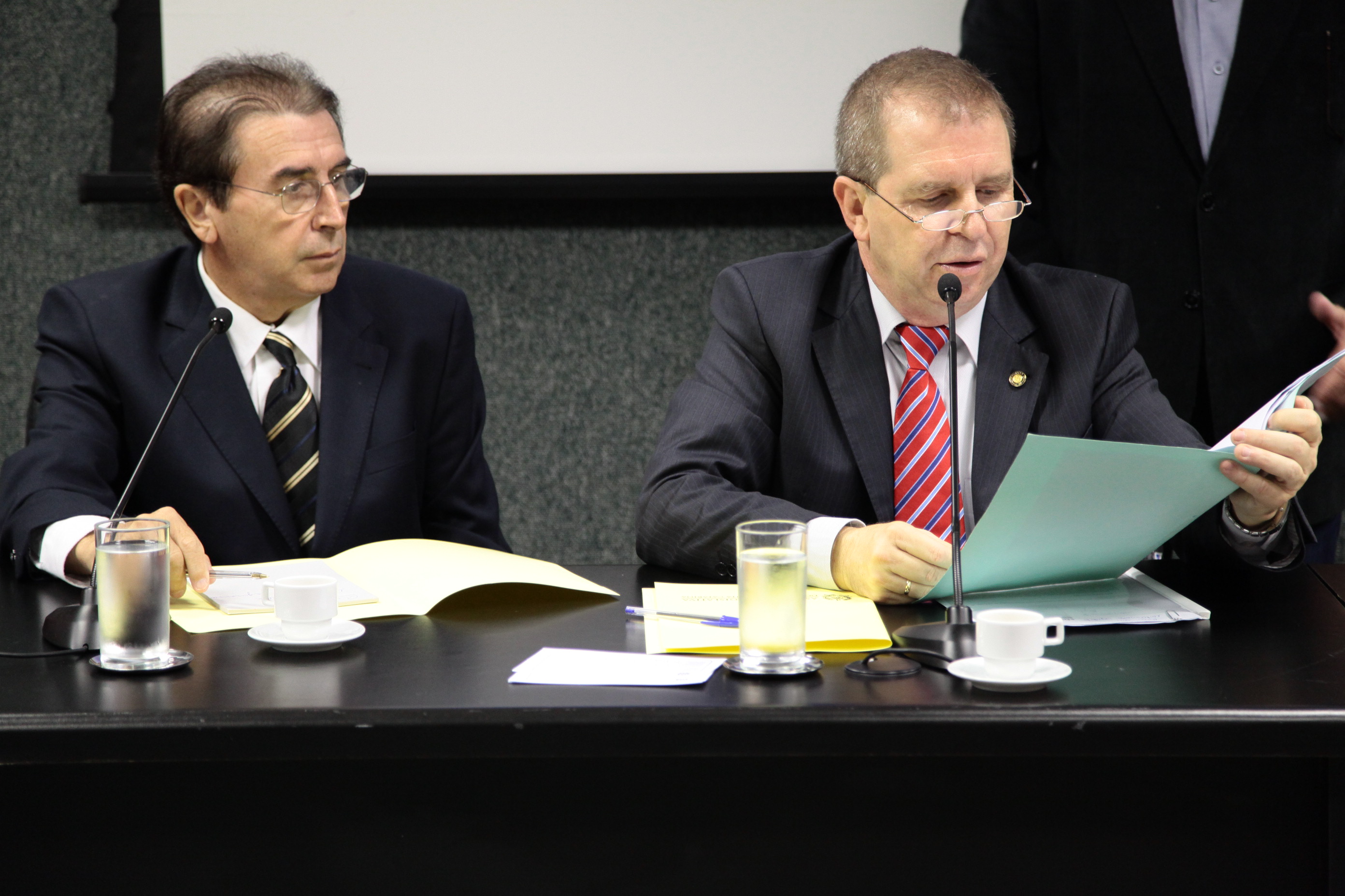 Reservado para reunião da Comissão de Segurança Pública e Comissão de Pesca e Aquicultura. Foto: Miriam Zomer