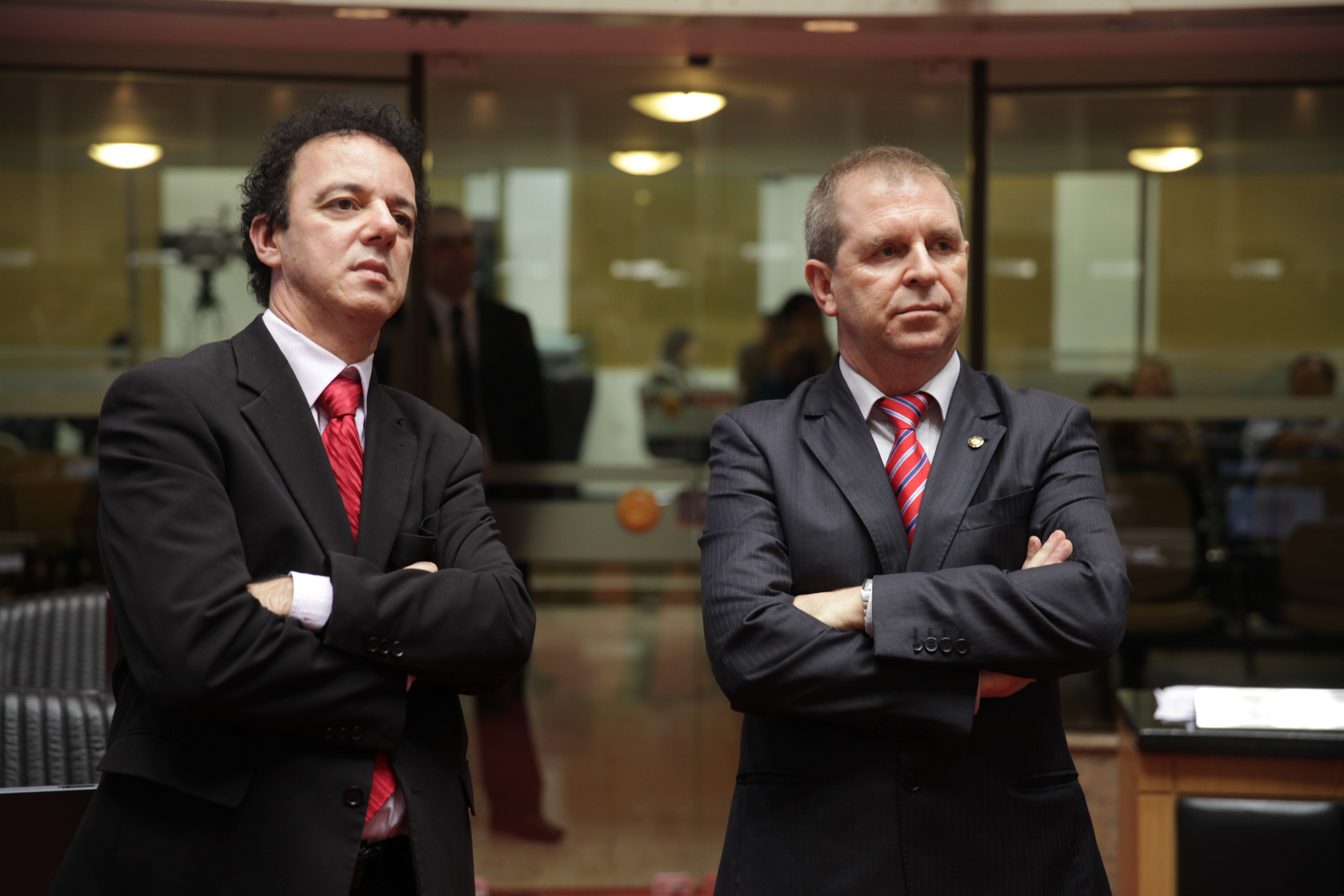 Sessão Ordinária - Deputados: Ismael dos Santos (PSD) e Sargento Amauri Soares (PDT) - Plenário Osni Régis - Foto: Lucas Gabriel Diniz
