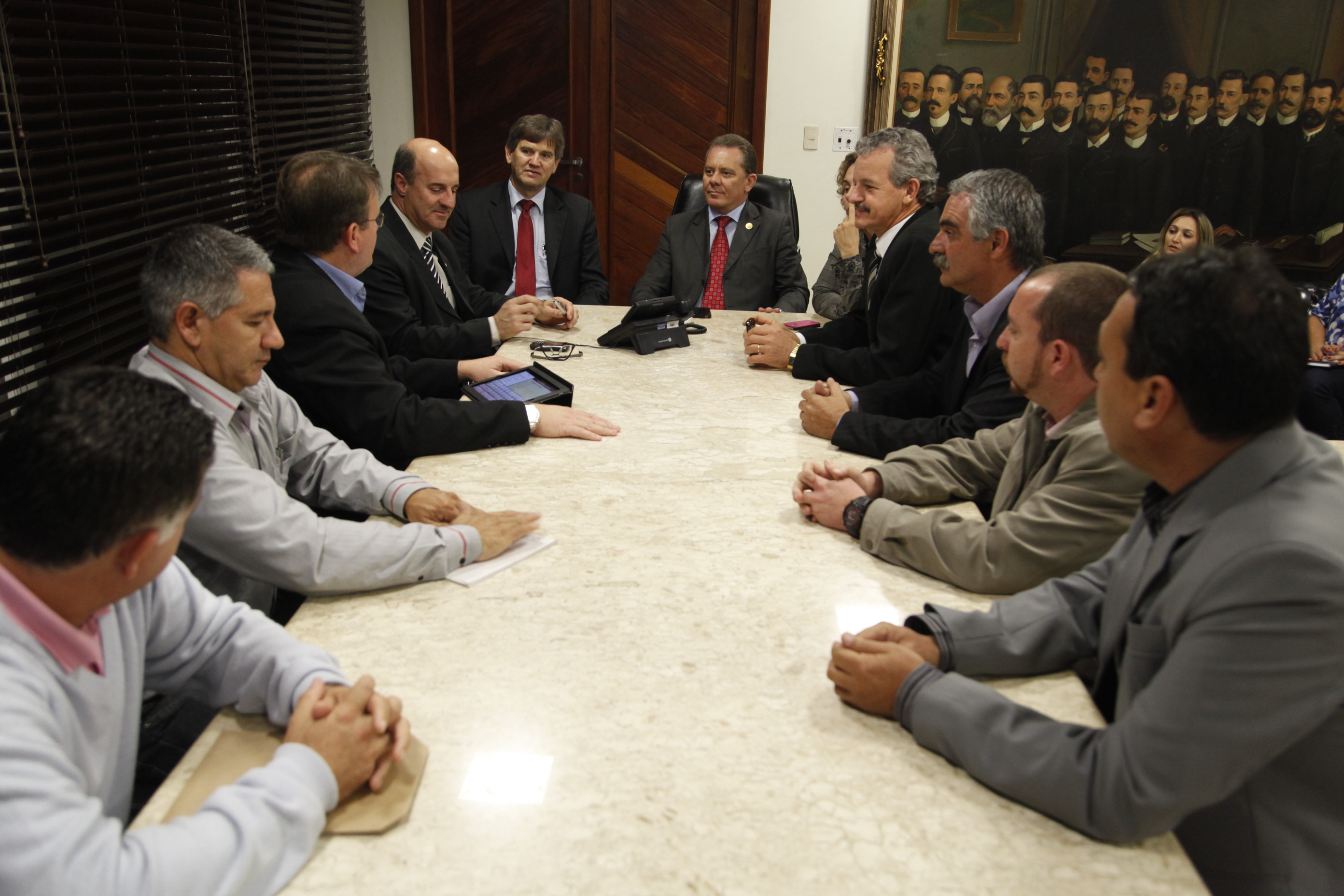 Reunião sobre o desassoreamento do Rio Mampituba