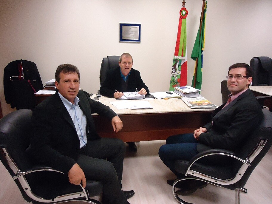 Bruno Pan, Prefeito de Iraceminha  e Diretor Comercial de Guaraciaba, Fábio